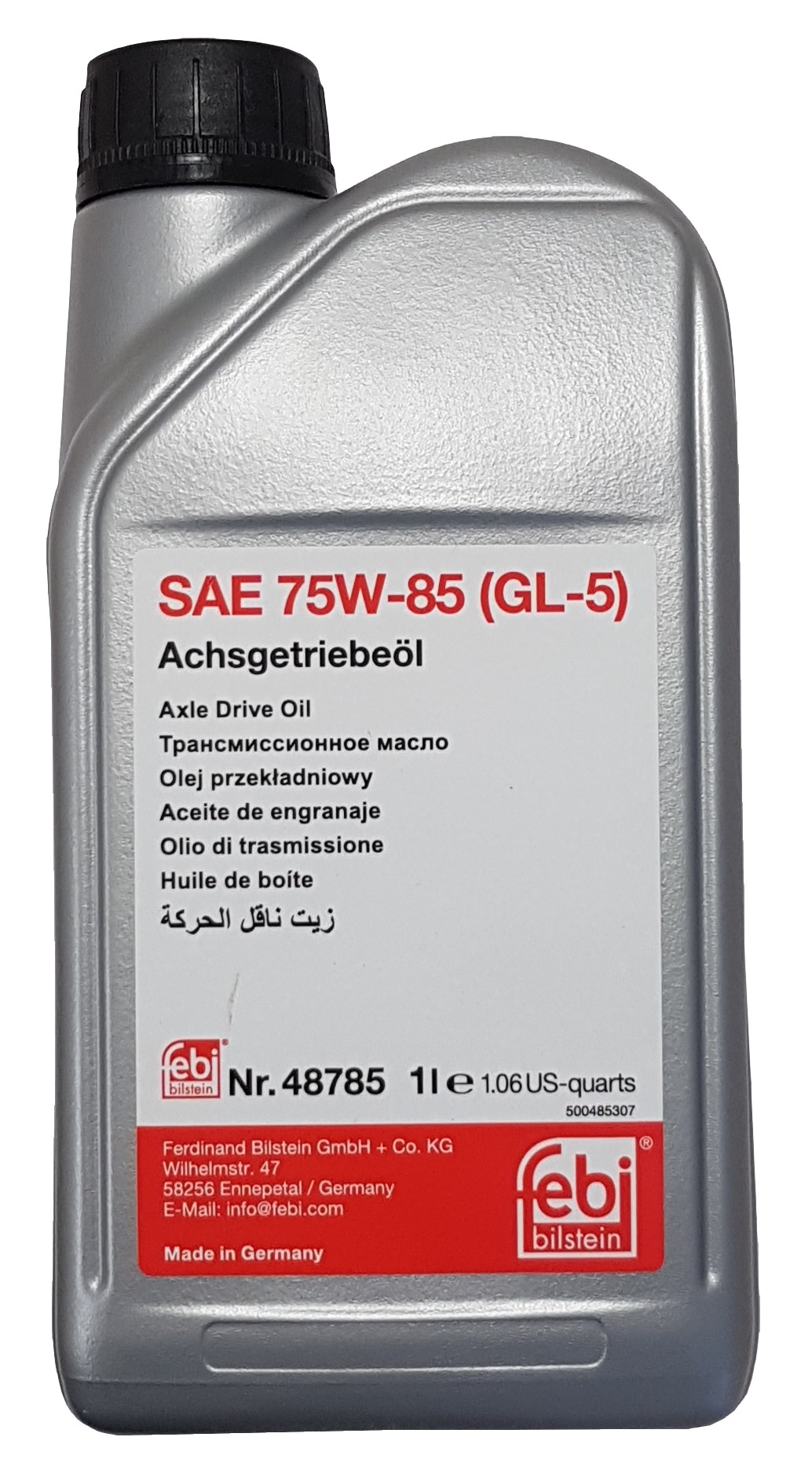 Olej tylnego mostu Mercedes MB235.7 MB239.71 osobowe