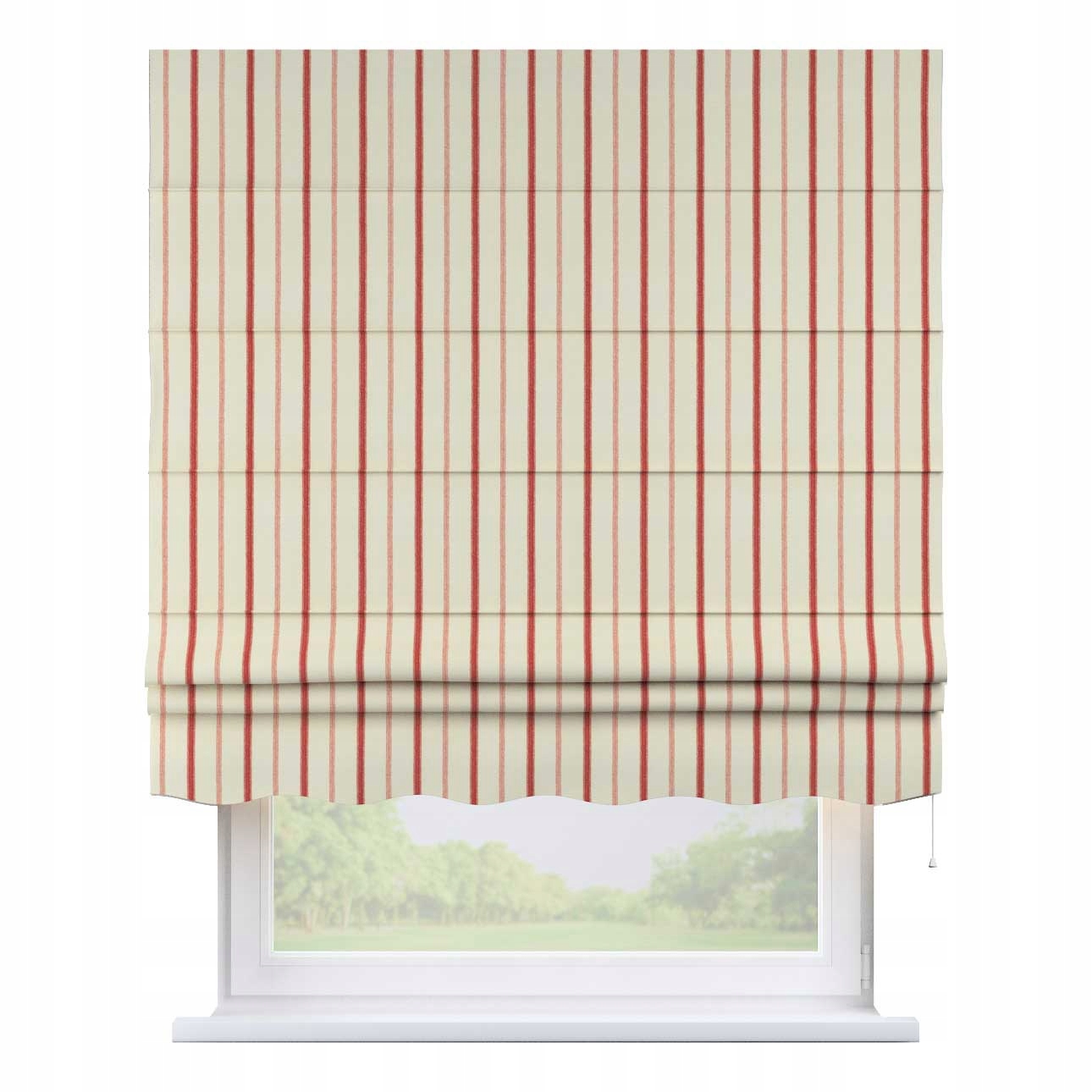 Hotová rímska roleta Florencia 110 x 150 cm červená