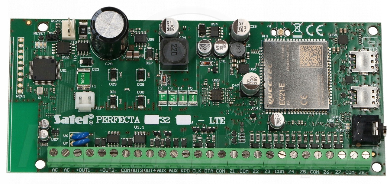 SYSTEM ALARMOWY SATEL PERFECTA LTE 8 CZUJNIKÓW PIR MODUŁ GSM APLIKACJA EAN (GTIN) 5906022553690