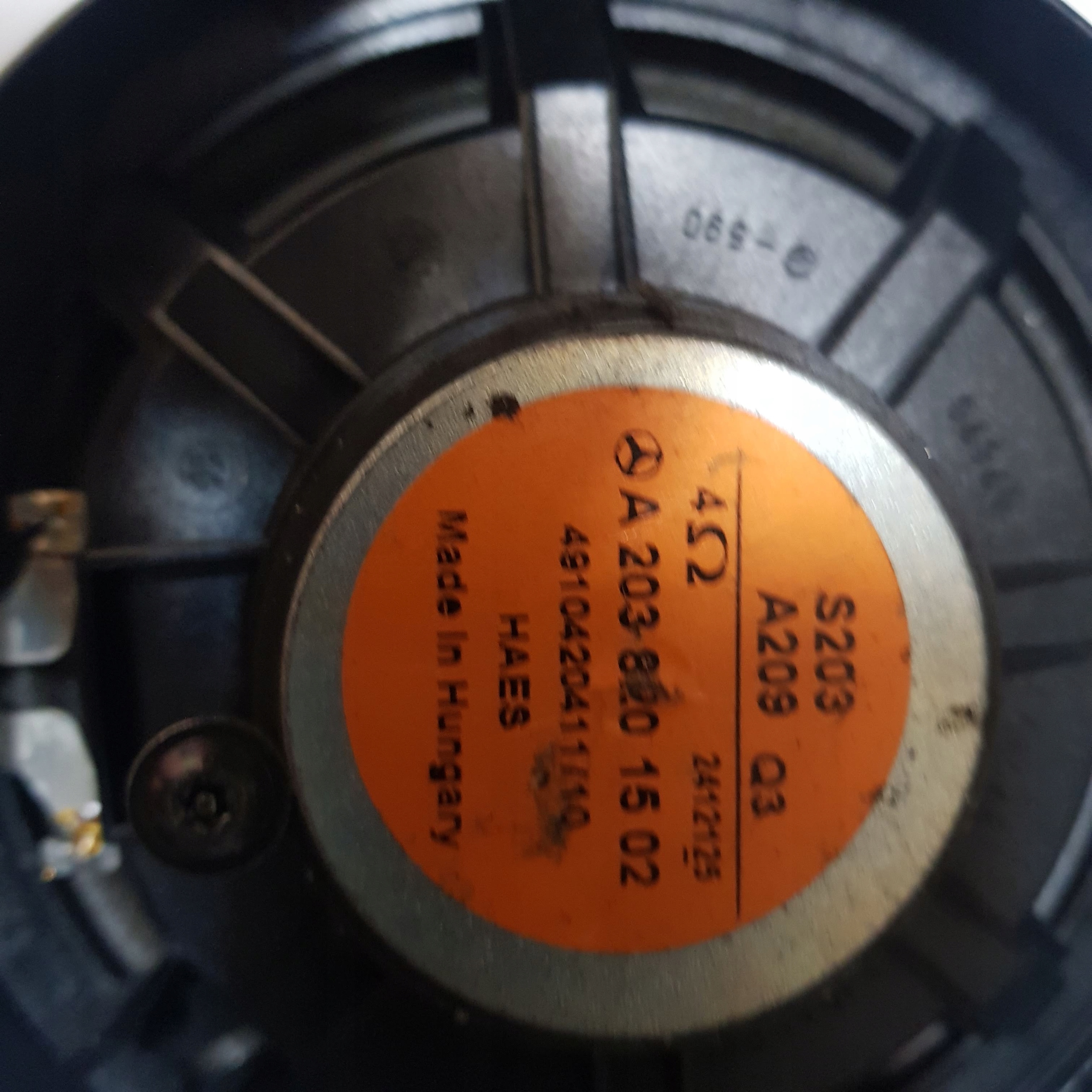 MERCEDES GŁOŚNIKI GŁOŚNIK DRZWI A2038201502 Typ samochodu Samochody osobowe