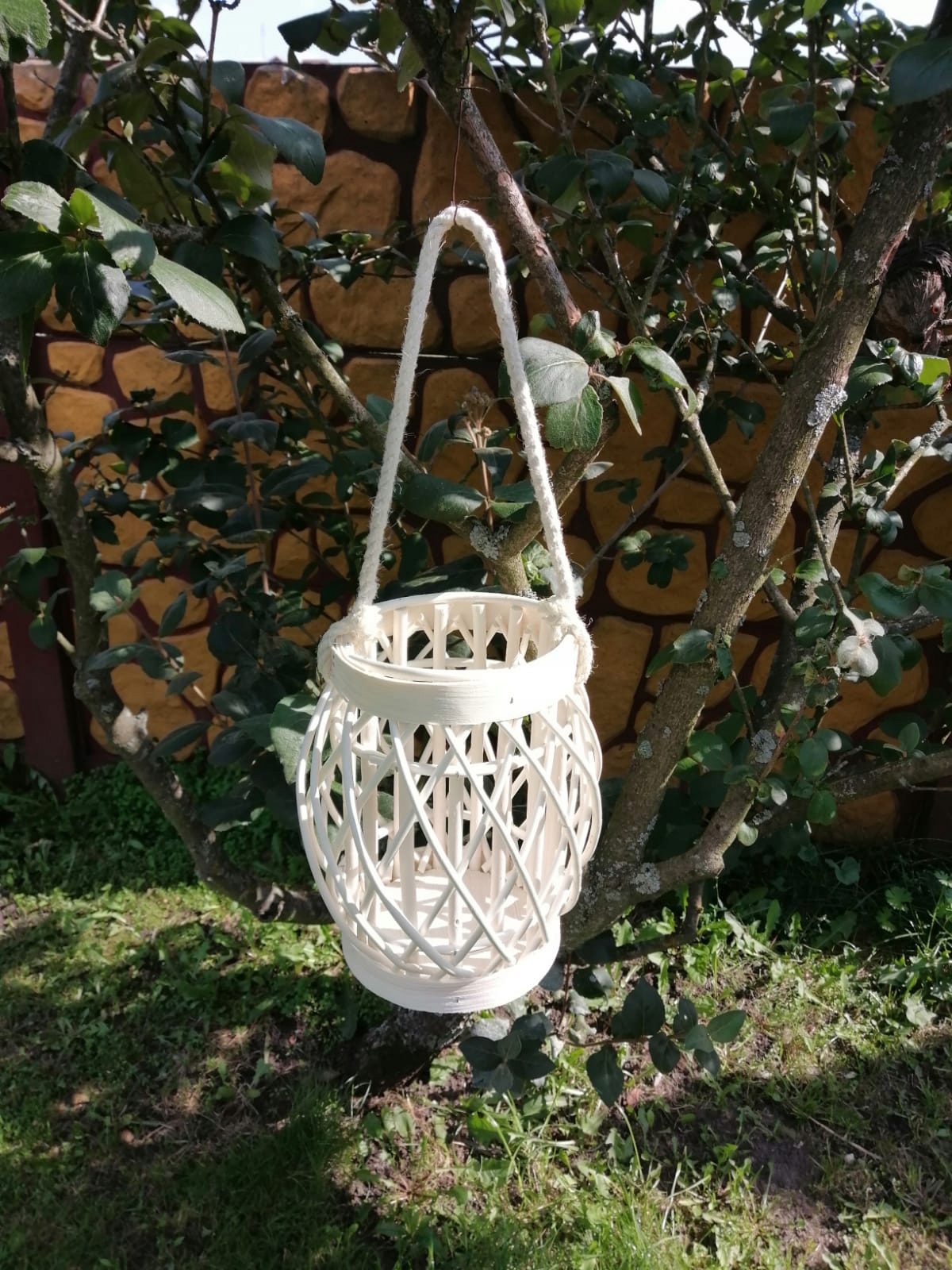 LAMPION WIKLINOWY LATARNIA prezent Marka Wickerland