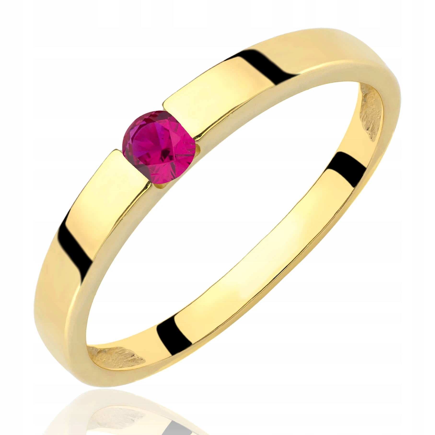 Zlatý Prstýnek Prsten 585 Se Zirkonem