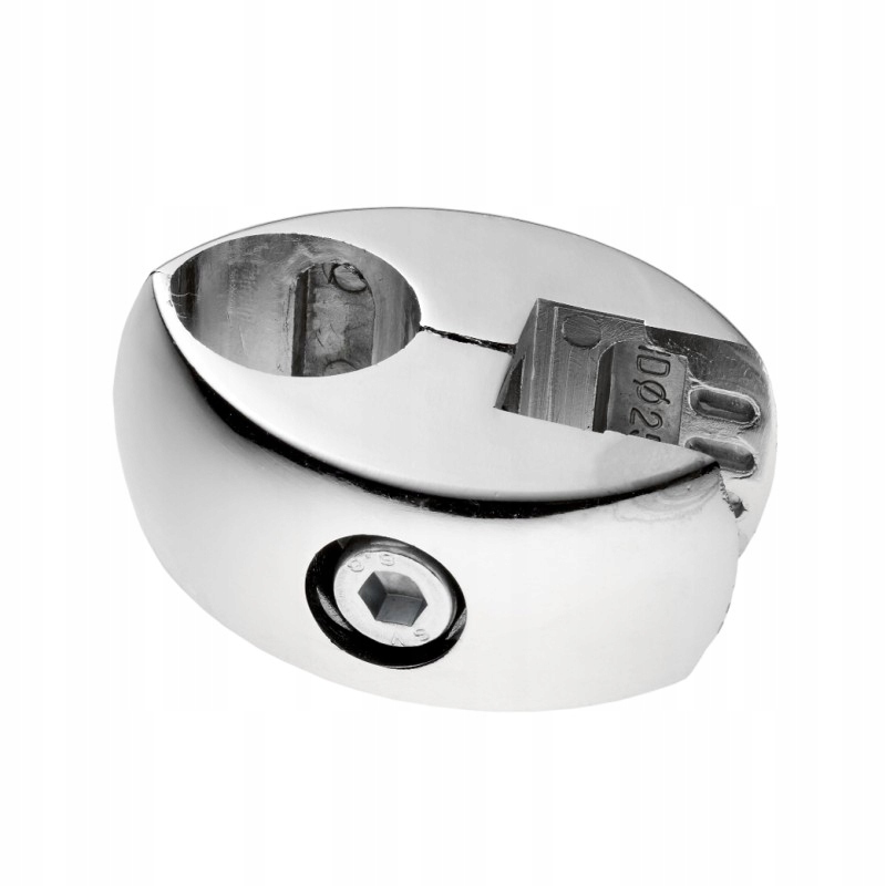 ZŁĄCZKA ŁĄCZNIK DO SZKŁA I PŁYTY CHROM R-7/C AMIX do drązka fi25