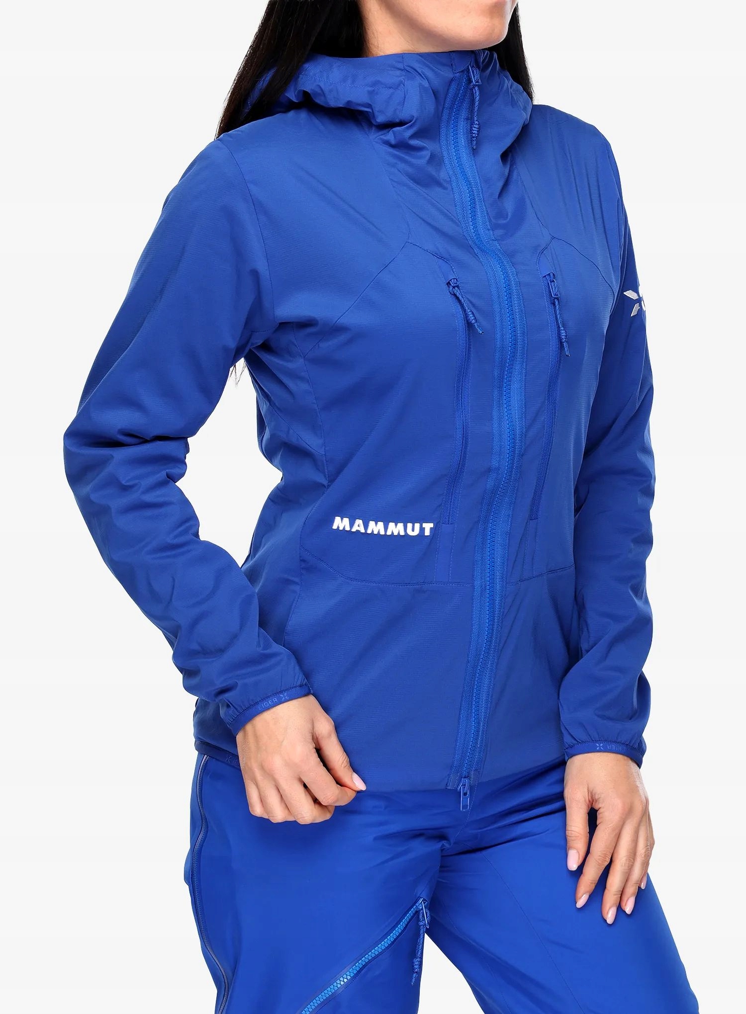 Dámská zateplená bunda Mammut Eiger Nordwand In Flex Air Hooded modrá L