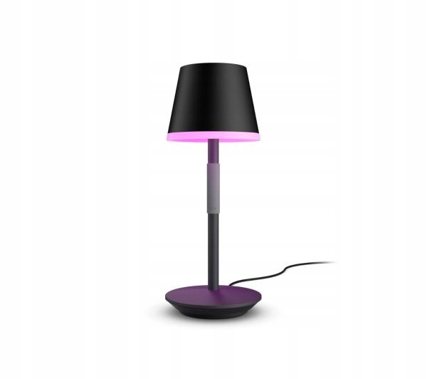 Lampa biurkowa Philips Hue Go White and Colour Ambiance Czarna