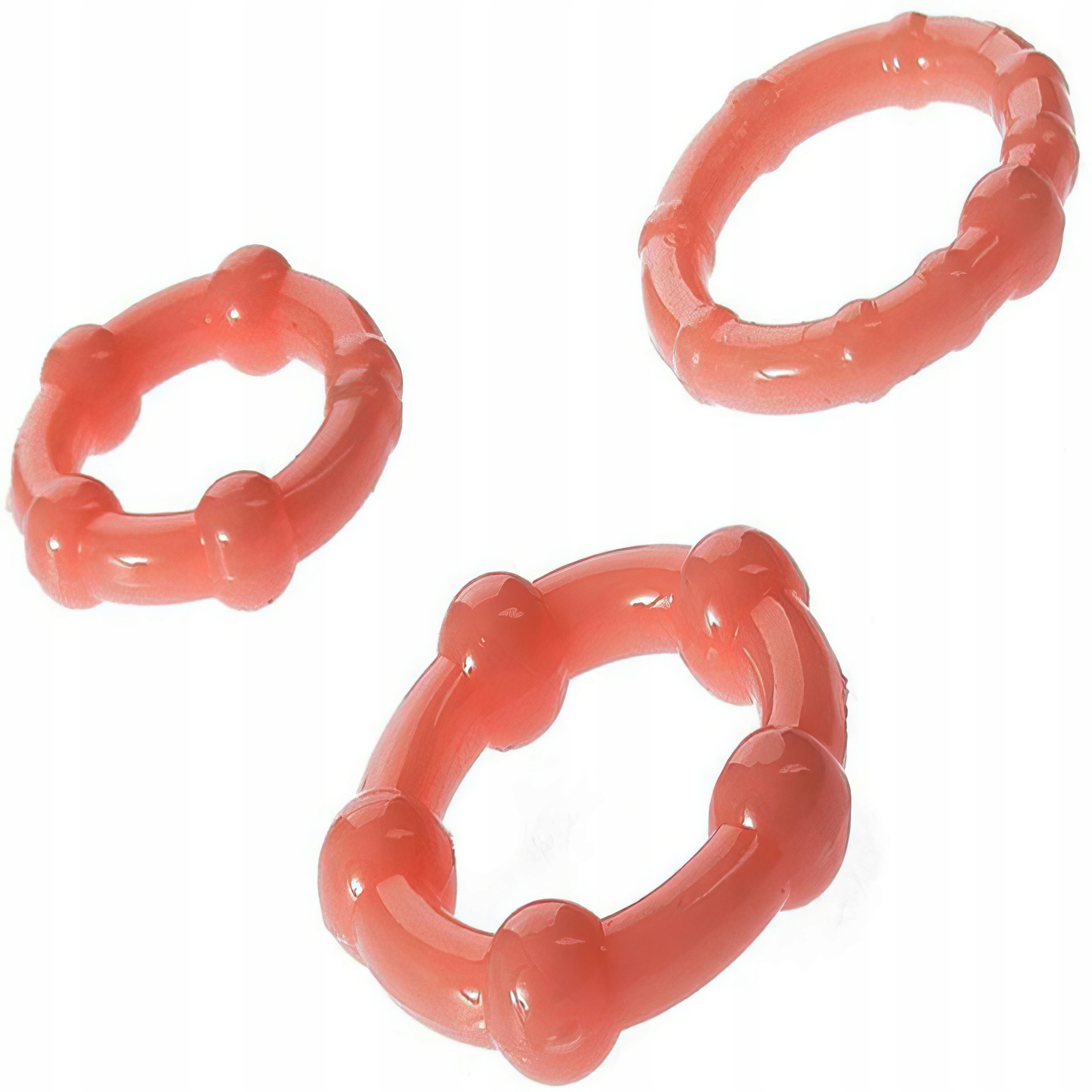 3 PIERŚCIENIE ORGAZMOWE NA PENISA RÓŻNA WIELKOŚĆ POTĘGUJE DOZNANIA EREKCJA