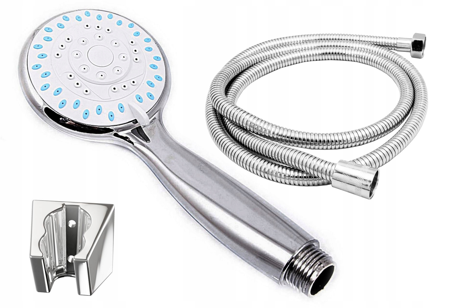 

Zestaw Prysznicowy Wąż Słuchawka 5-funkcji Uchwyt