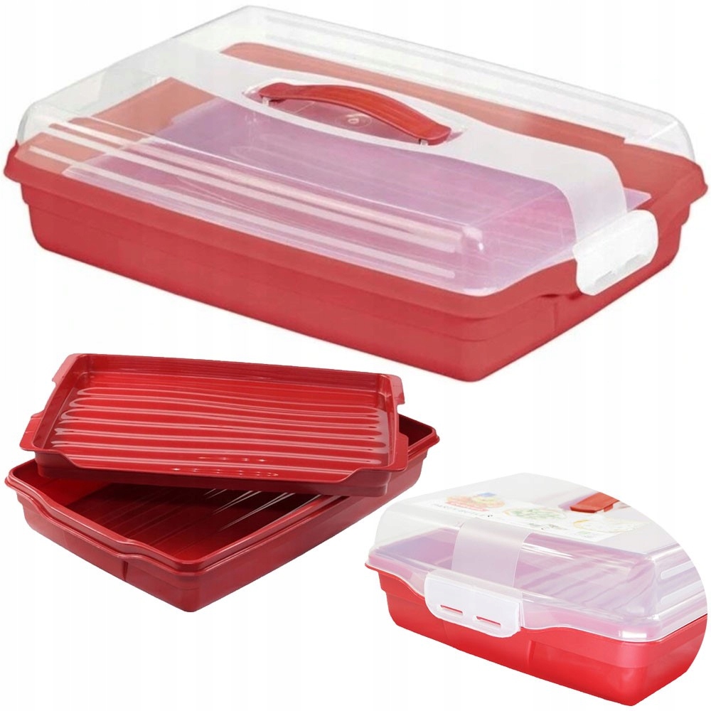 

Pojemnik do Ciasta Żywności z Pokrywką Curver Taca