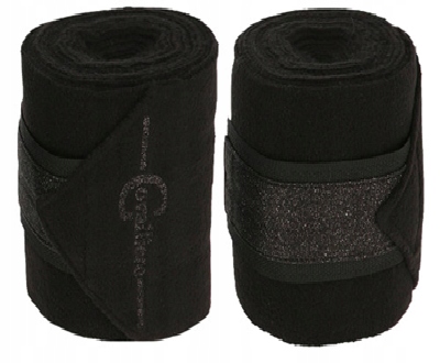 Pletené Obaly Pro Koně 350 cm 4ks Černé Covalliero