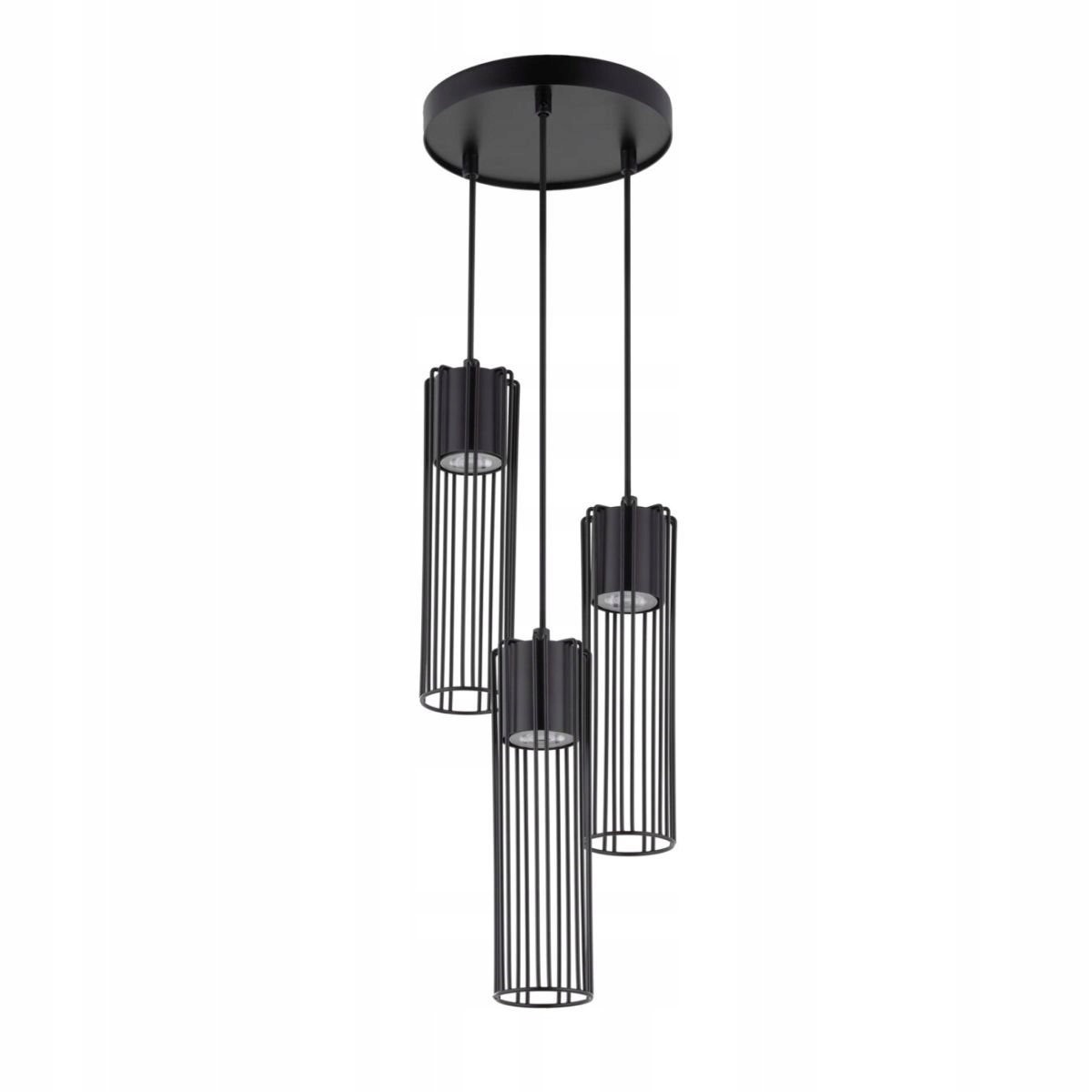 Závěsná lampa s třemi drátěnými trubkami na kole Fobia 3 33456 Sigma Lighting