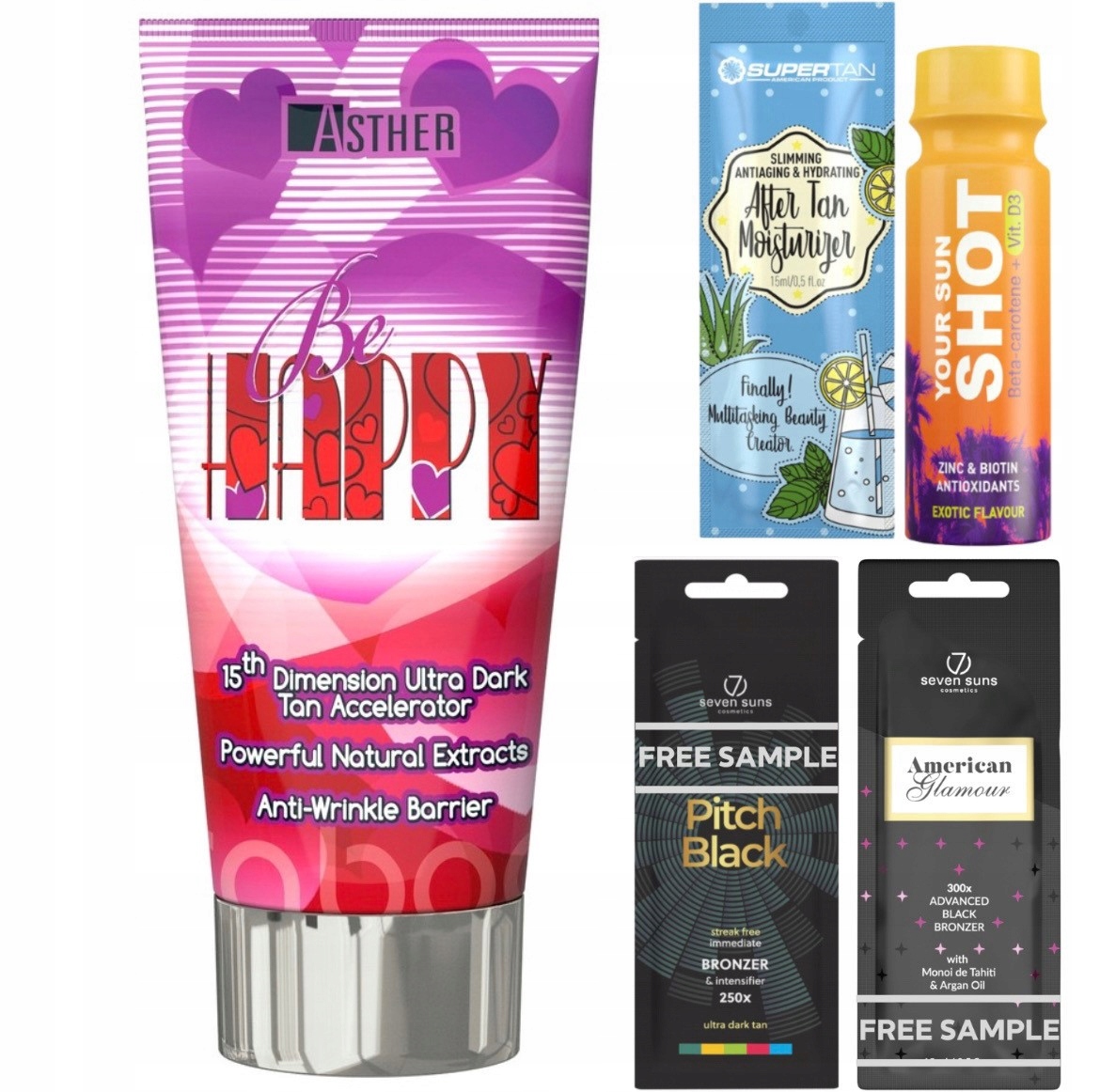 BE HAPPY DO SOLARIUM TUBA150ML + GRATISY