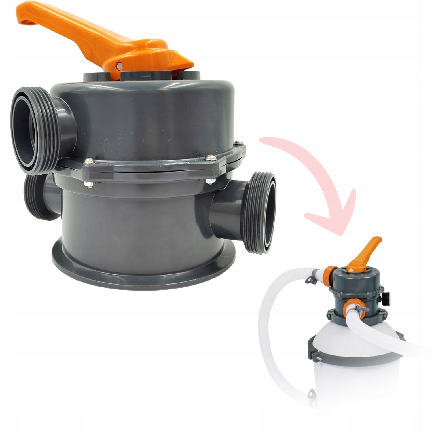 Ventilová vícecestná ovládací hlava pískového čerpadla 58515 Bestway Flowclear