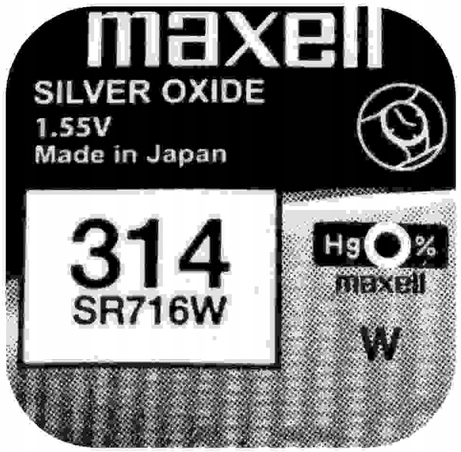 

1x Bateria Srebrowa Maxell Sr 716 W 314