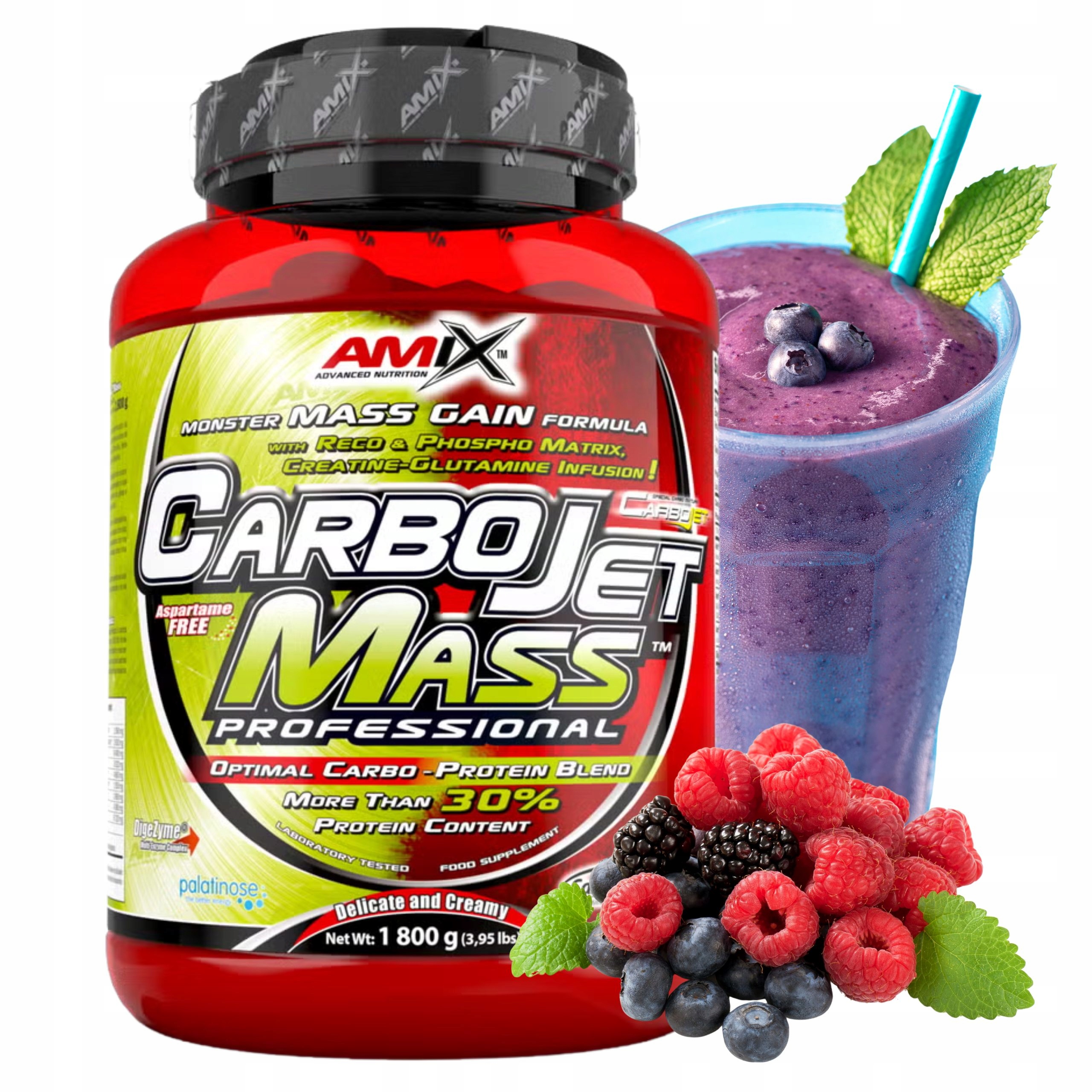 Gainer Na Svalovou Hmotu Protein Kreatin Bcaa Sacharidy Vitargo 1800 g