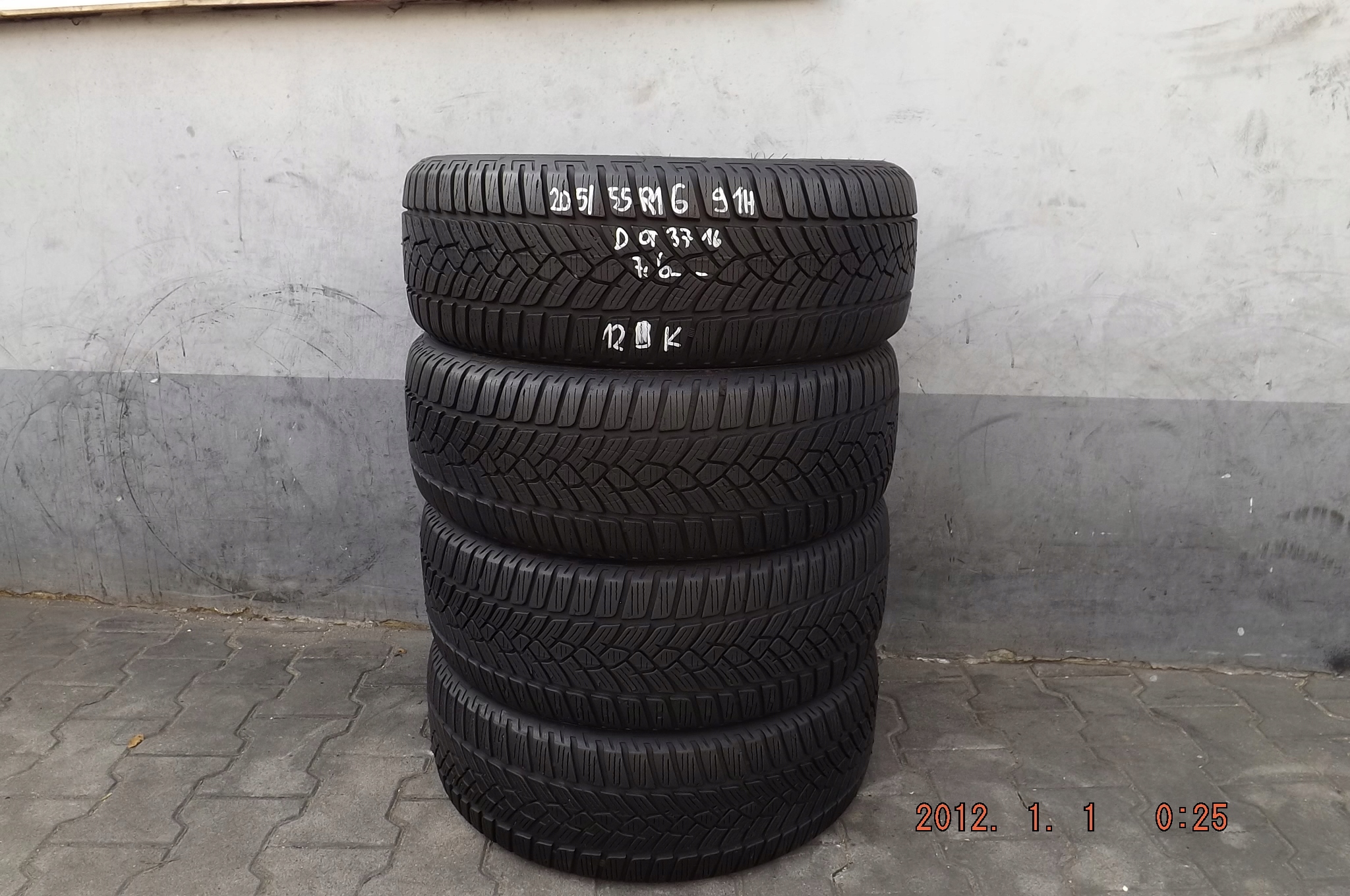 [12K] 4XZIMA 205/55R16 91H FULDA KRISTALL CONTROL HP2 & Marka Fulda