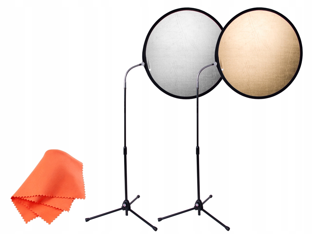 Blenda zlato/stříbrná 2v1 průměr 80 cm Aurora