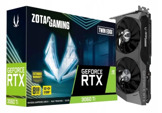 

Karta graficzna Zotac Rtx 3060 Ti T-Edge Lhr 8GB