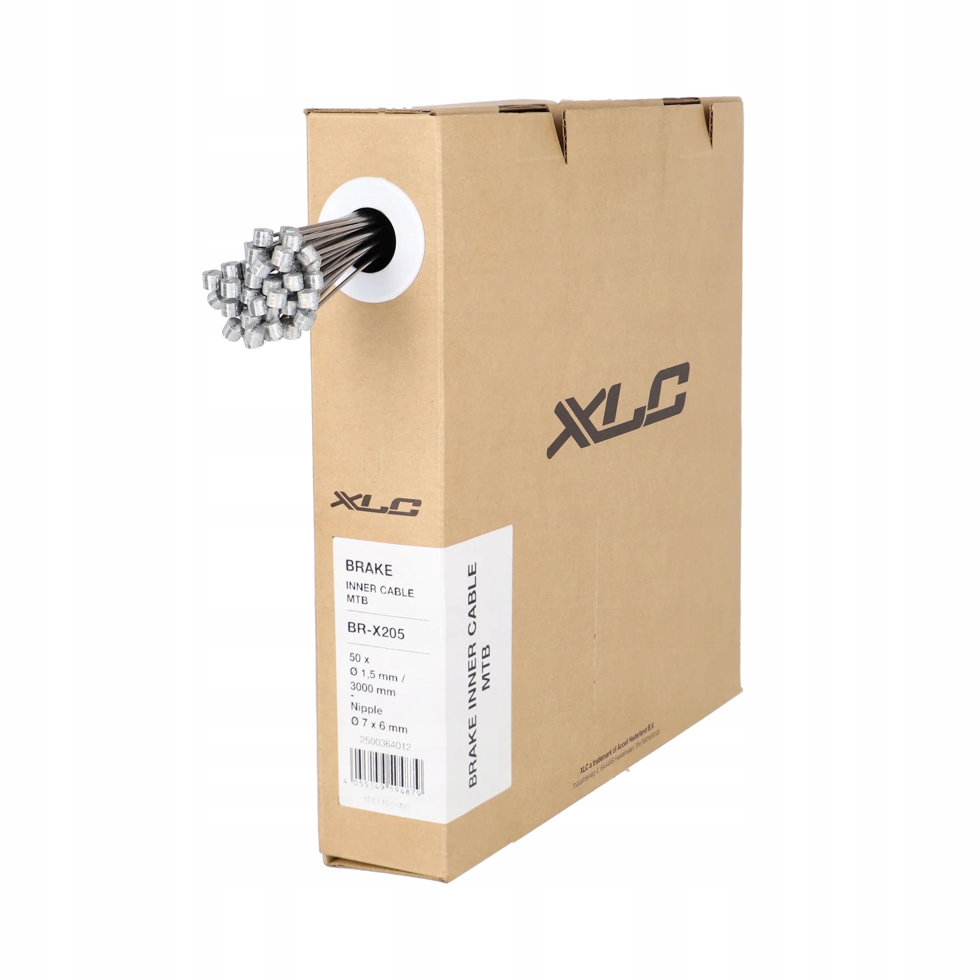 Xlc Dávkovač Brzdového Lanka Mtb Br- x205 100xø1, 5/ 2250mm, ø7x6mm, Nere
