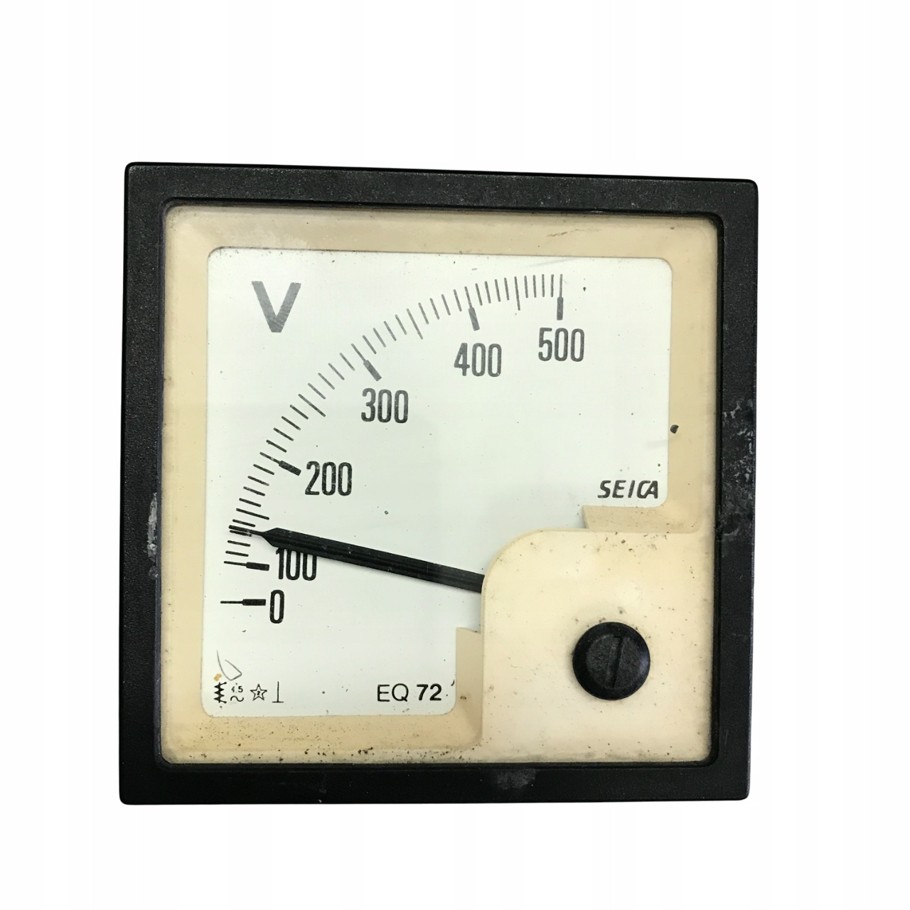 WOLTOMIERZ MIERNIK ANALOGOWY SEICA 500V EQ72