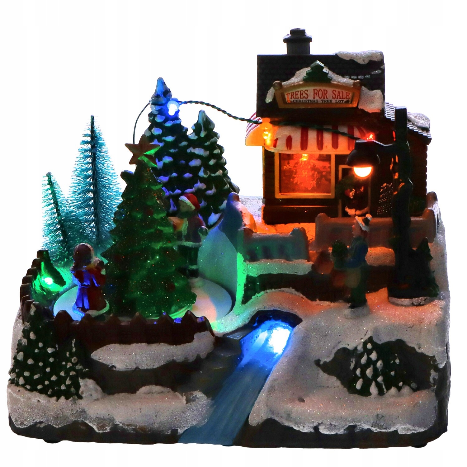 Miasteczko świąteczne LED Domek przy strumyku 3 wz Marka Kaemingk