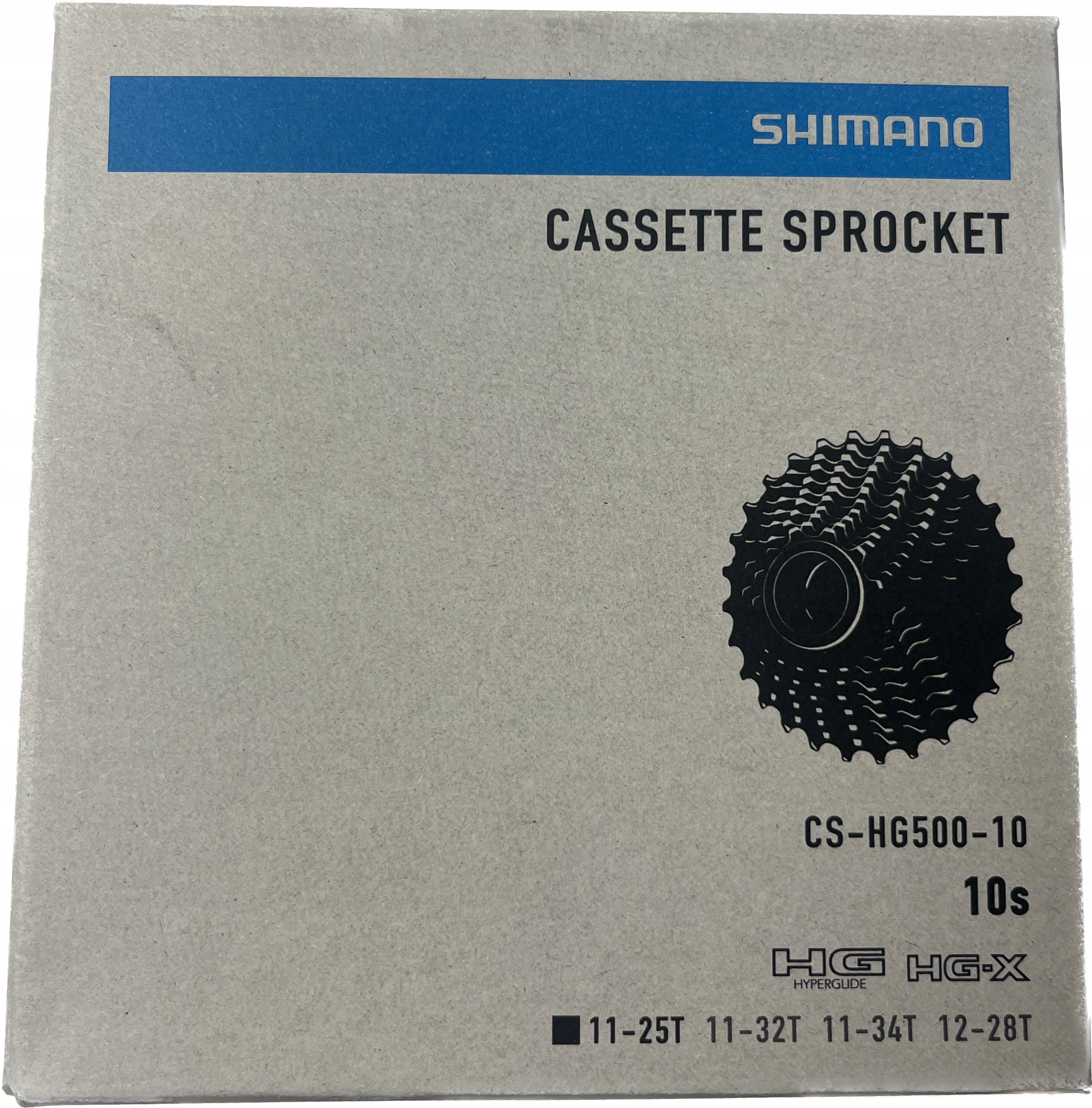 Kaseta Zębatek Shimano CS-HG500-10 11-25T 10 rzędowa BOX Oryginał
