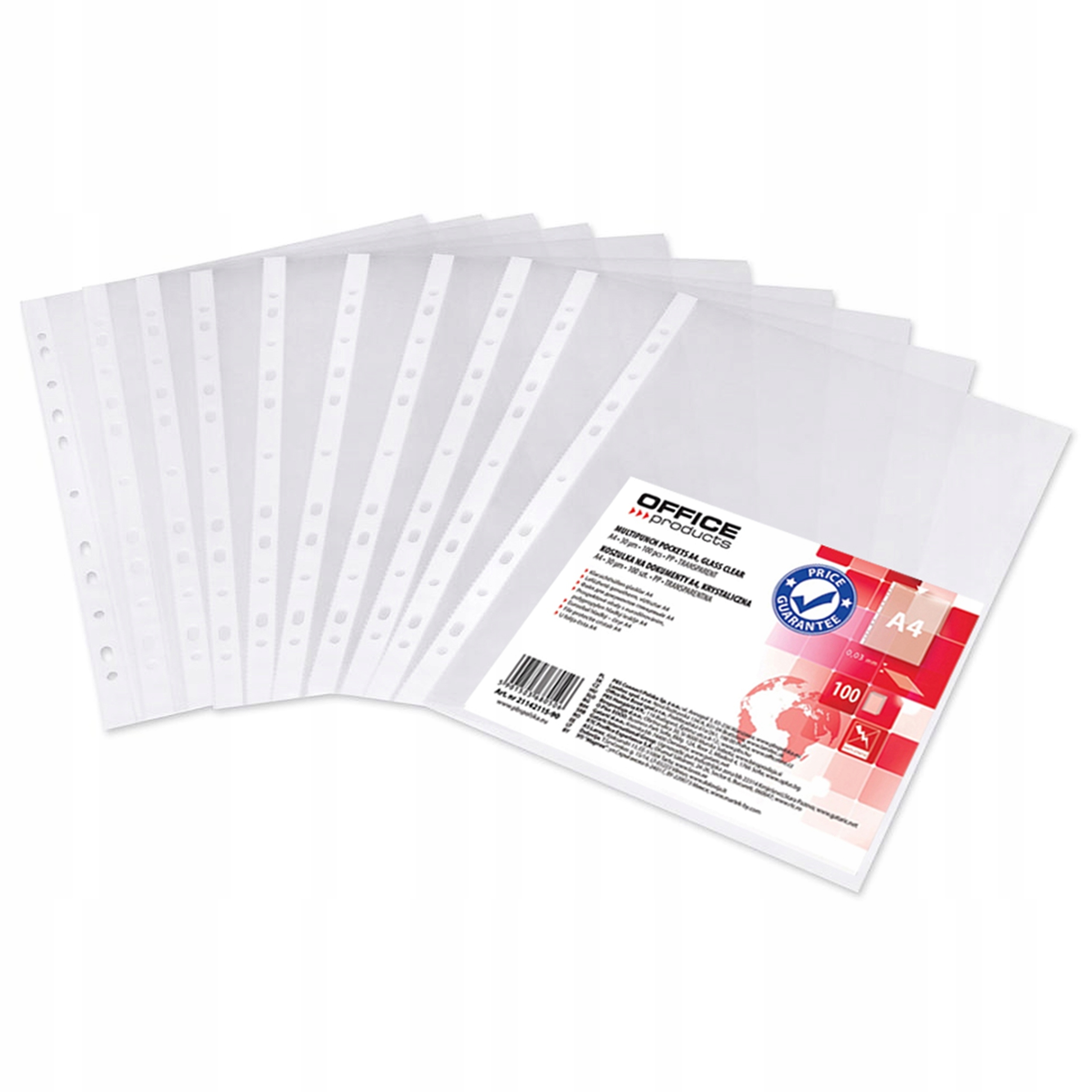 

Koszulki A4 100szt Obwoluty Obwoluta Krystaliczna