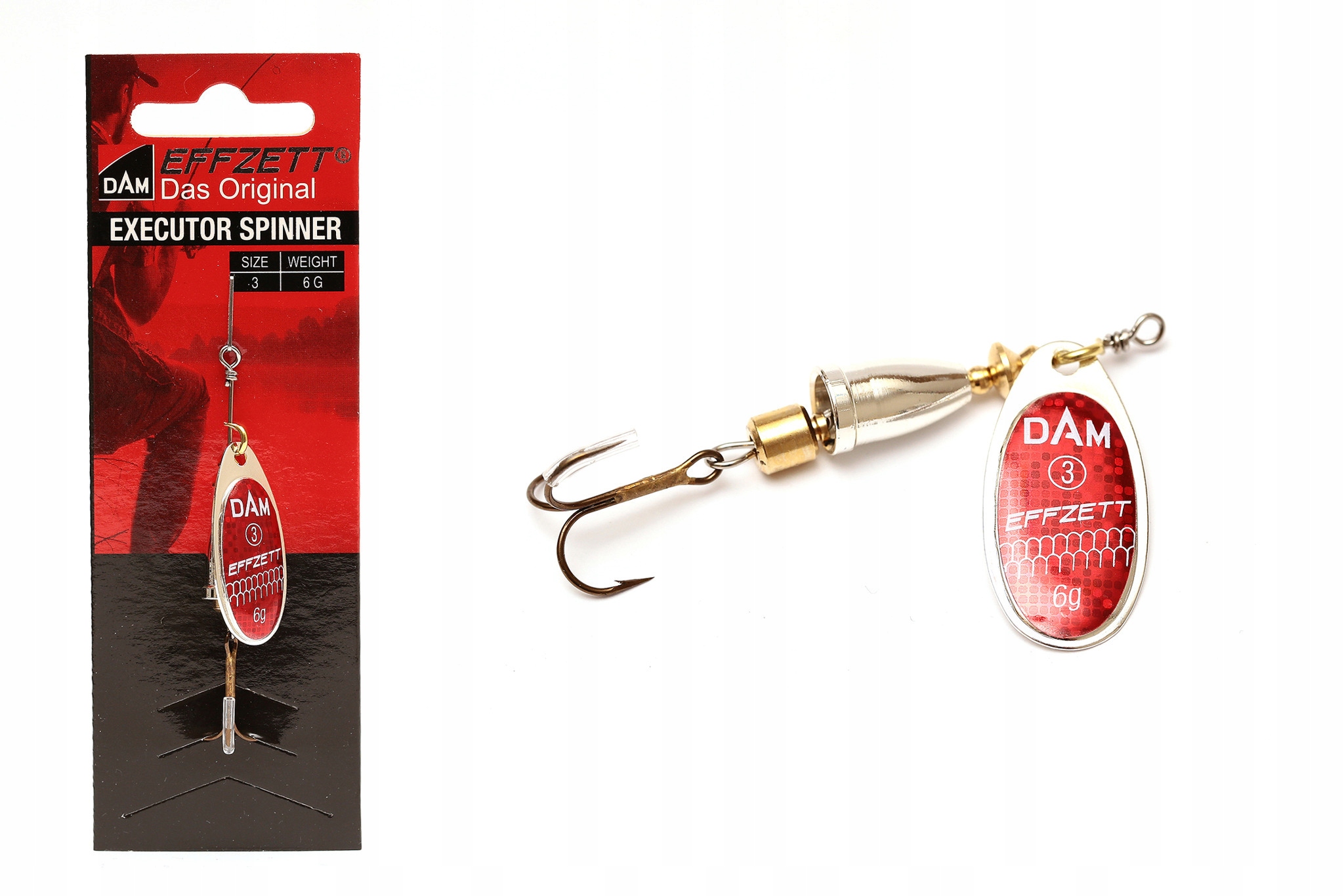 Obrotówka Dam Effzett Executor Reflex RED-3,0 g