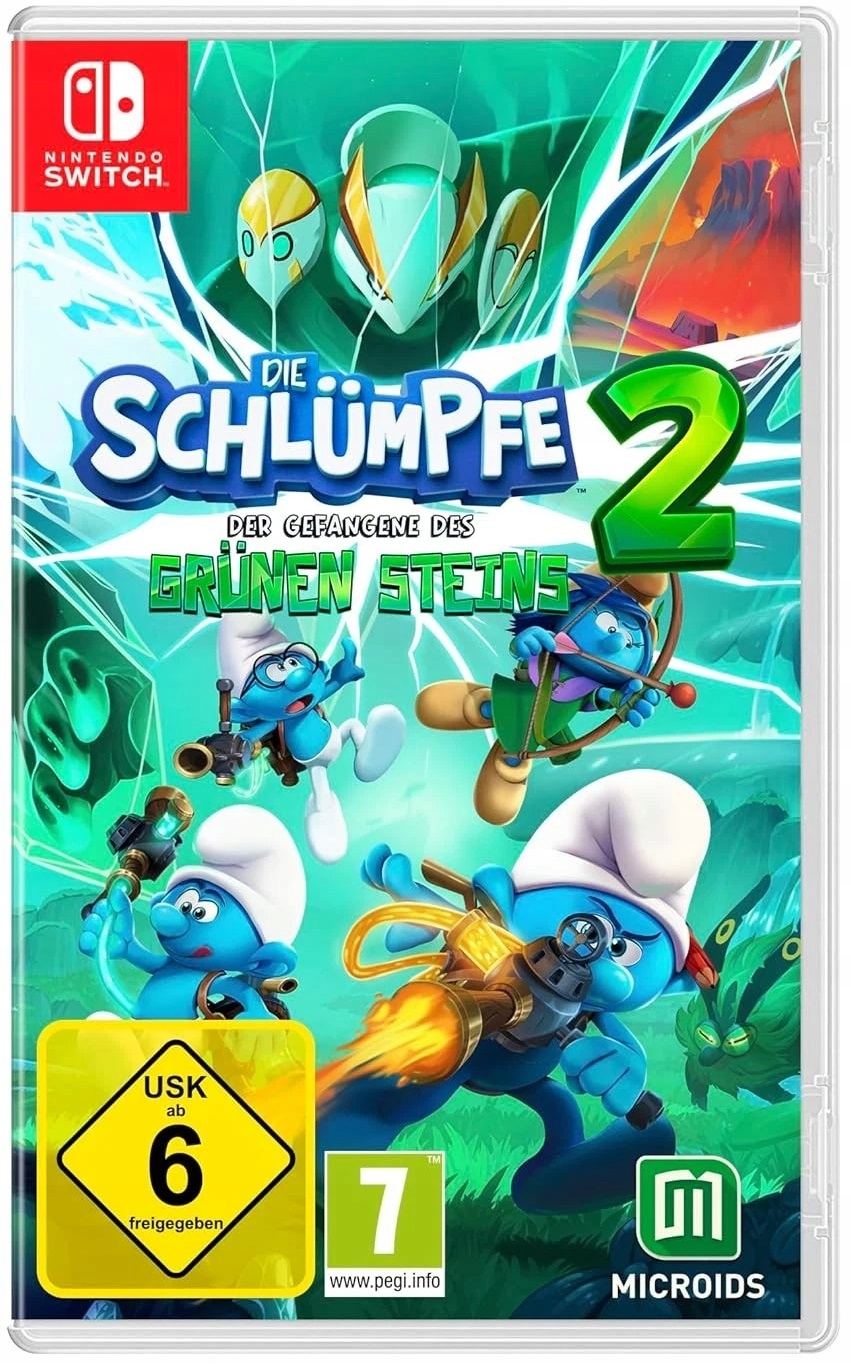 The Smurfs 2: The Prisoner of the Green Stone Nintendo Switch pudełkowa