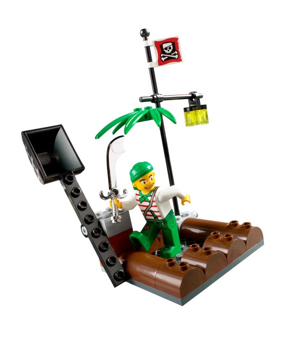 Lego Pirates: 7070 Tratwa z katapultą