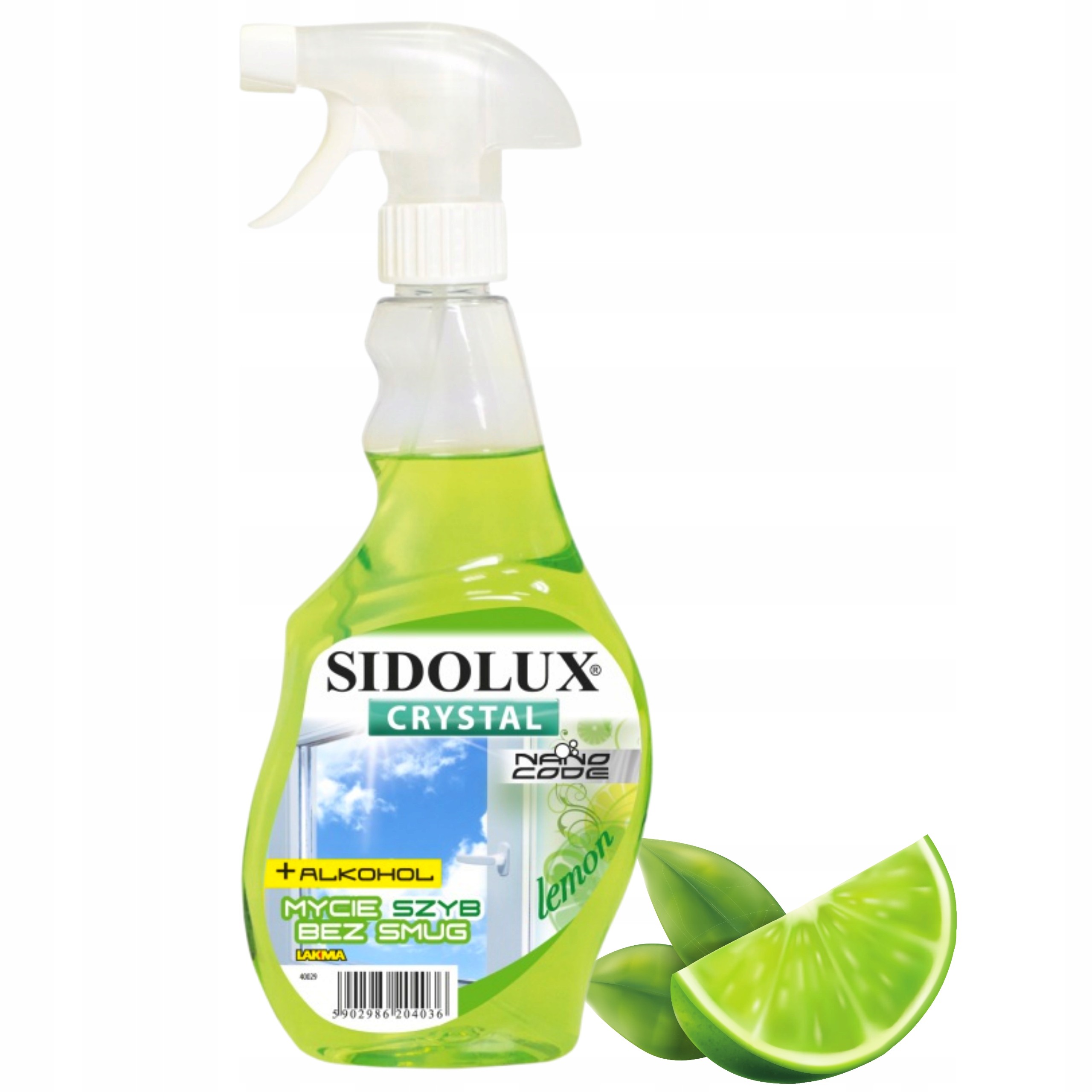 

Sidolux Płyn do szyb Crystal Lemon 500ml