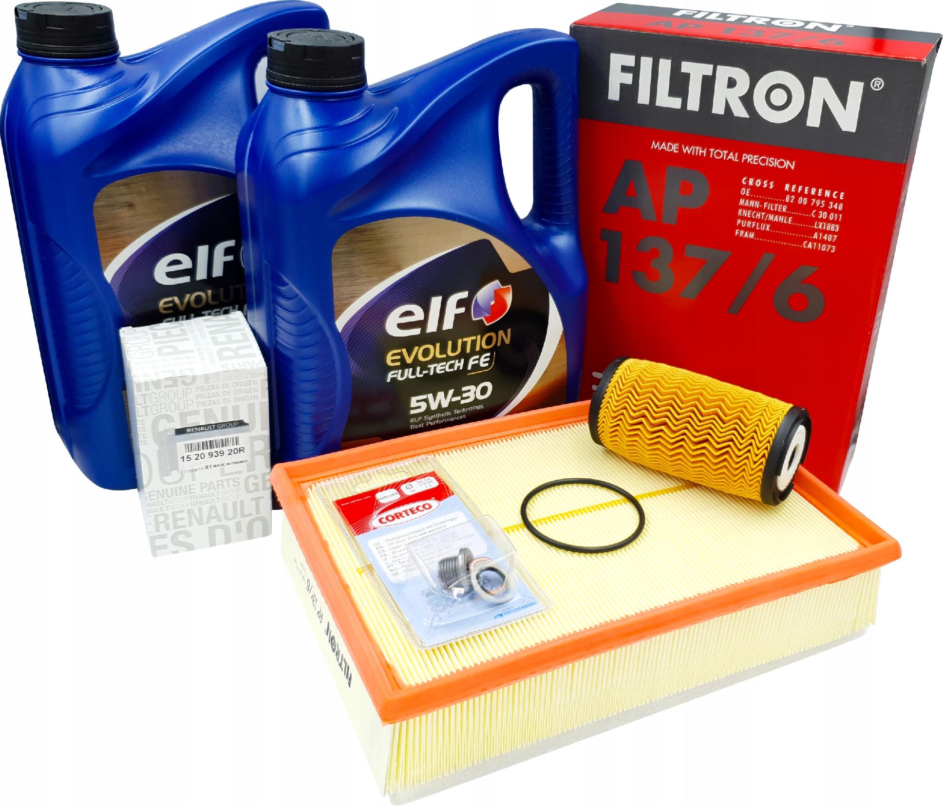 

Zestaw Filtrów Olej 5W30 Renault Master III 2.3DCI