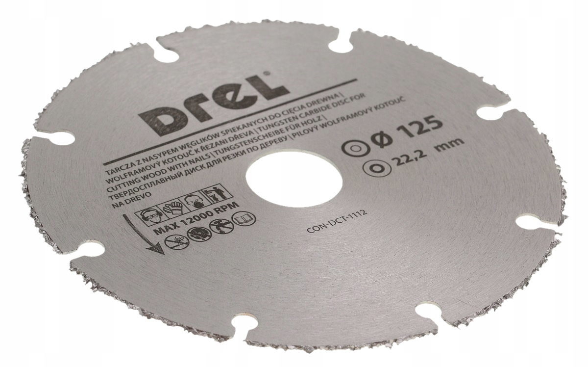 

Tarcza Cięcia Drewna Z Węglikiem Spiekanym 125MM