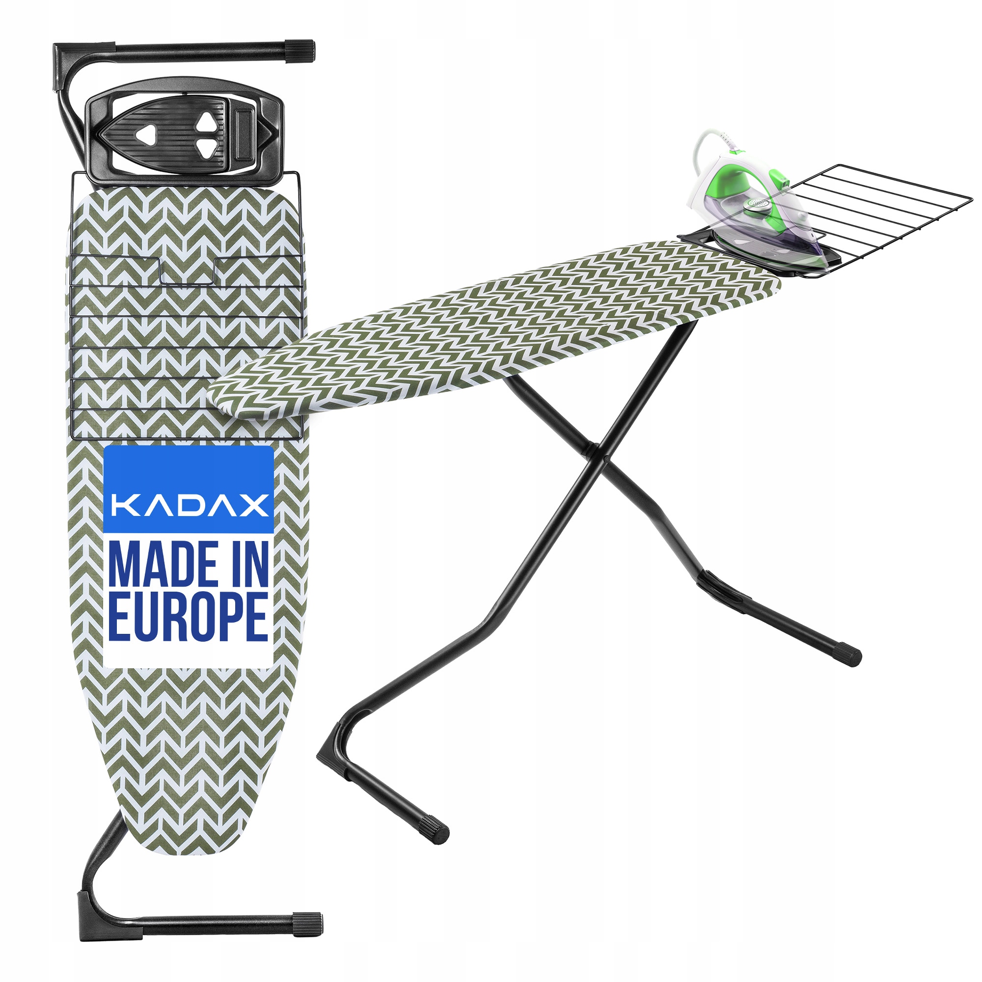 Levně Žehlicí Prkno 120 x 42 cm S Úchytem Žehlička Široká Deska Skládací Police