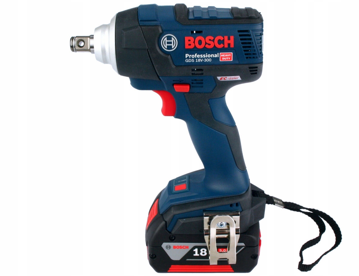 KLUCZ UDAROWY GDS 18V-300 BOSCH L-BOXX 2x4,0Ah Rozmiar trzpienia 1/2''