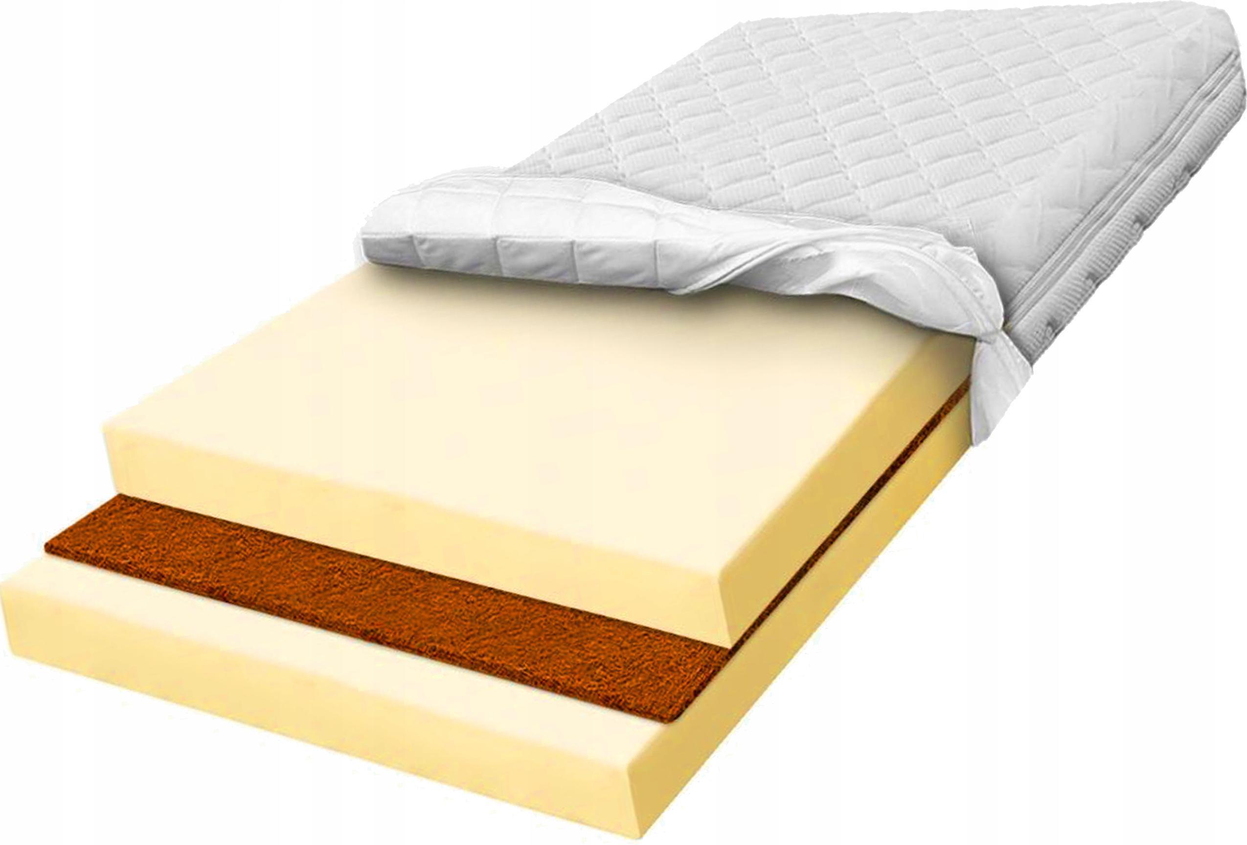 H3 penový matrac 100x190 kokos tvrdený, trvanlivý, vystužený 11 cm
