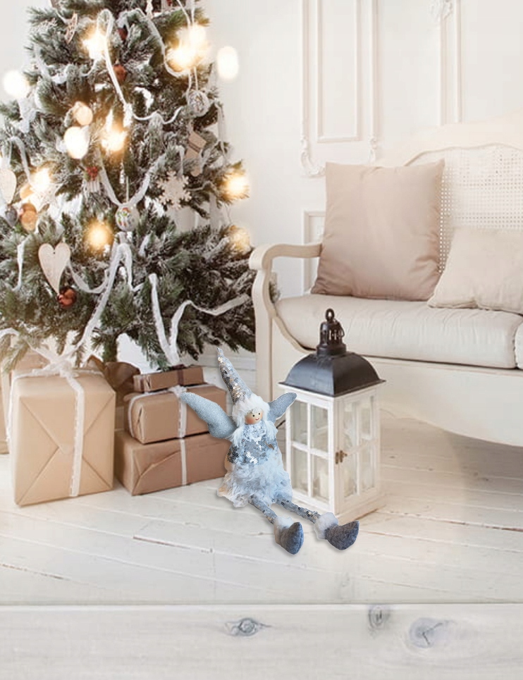 ANIOŁ OZDOBA WISI SIEDZI PREZENT NA ŚWIĘTA DUŻY Kod producenta ASN02S