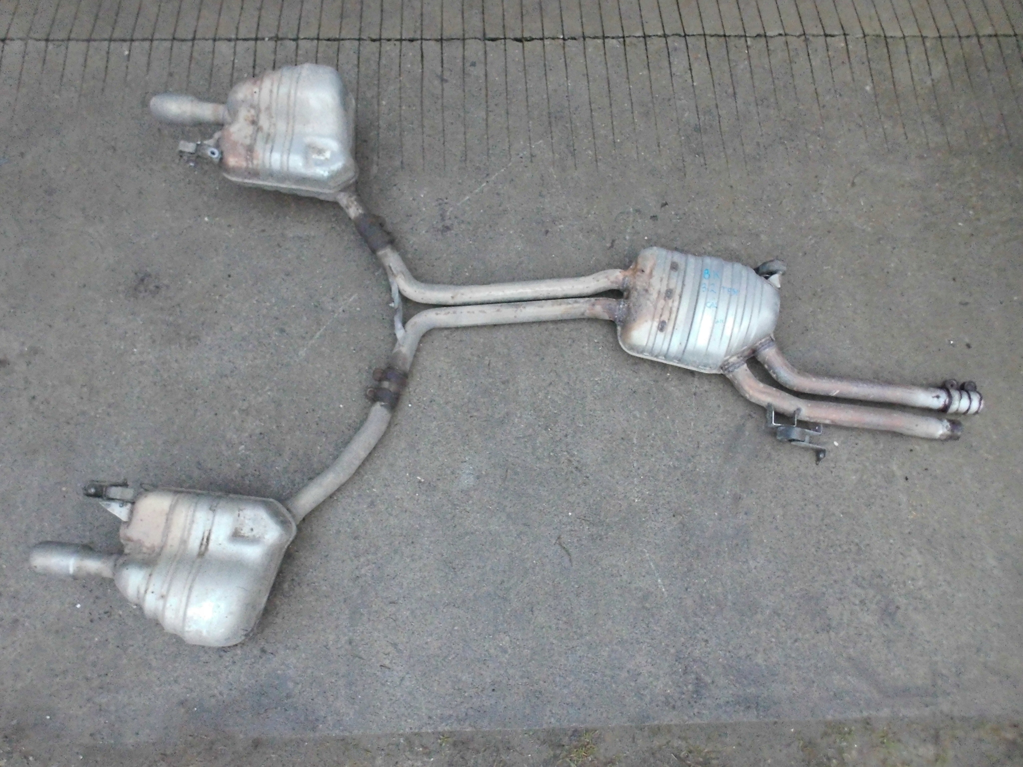 8K0253611AM 8K0253411AA - Глушник вихлопної системи AUDI A4 B8 3.2 FSI оригінал