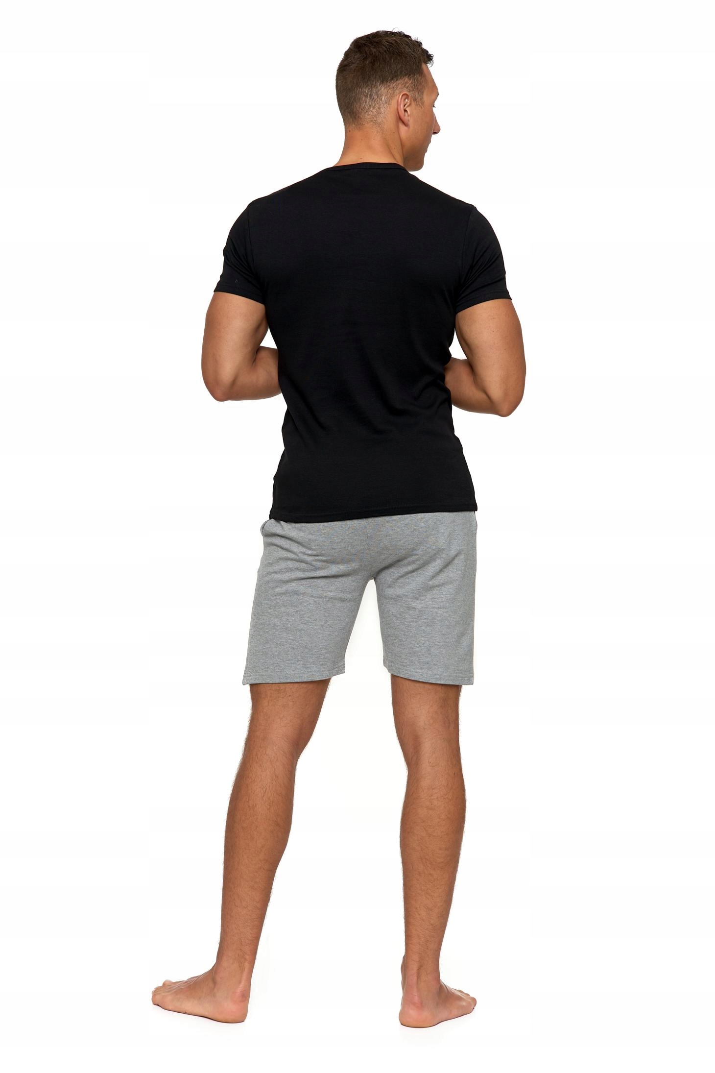 PODKOSZULKA KOSZULKA MĘSKA GŁADKA 100 % BAWEŁNA KLASYCZNA CZARNA MORAJ - L Rozmiar L