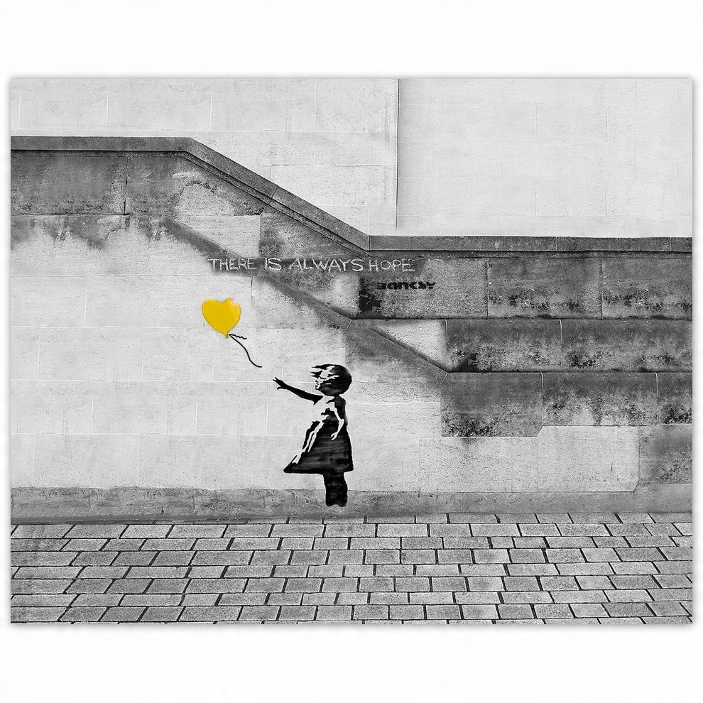

Plakat 50x40 Banksy Balonik Dziewczyna