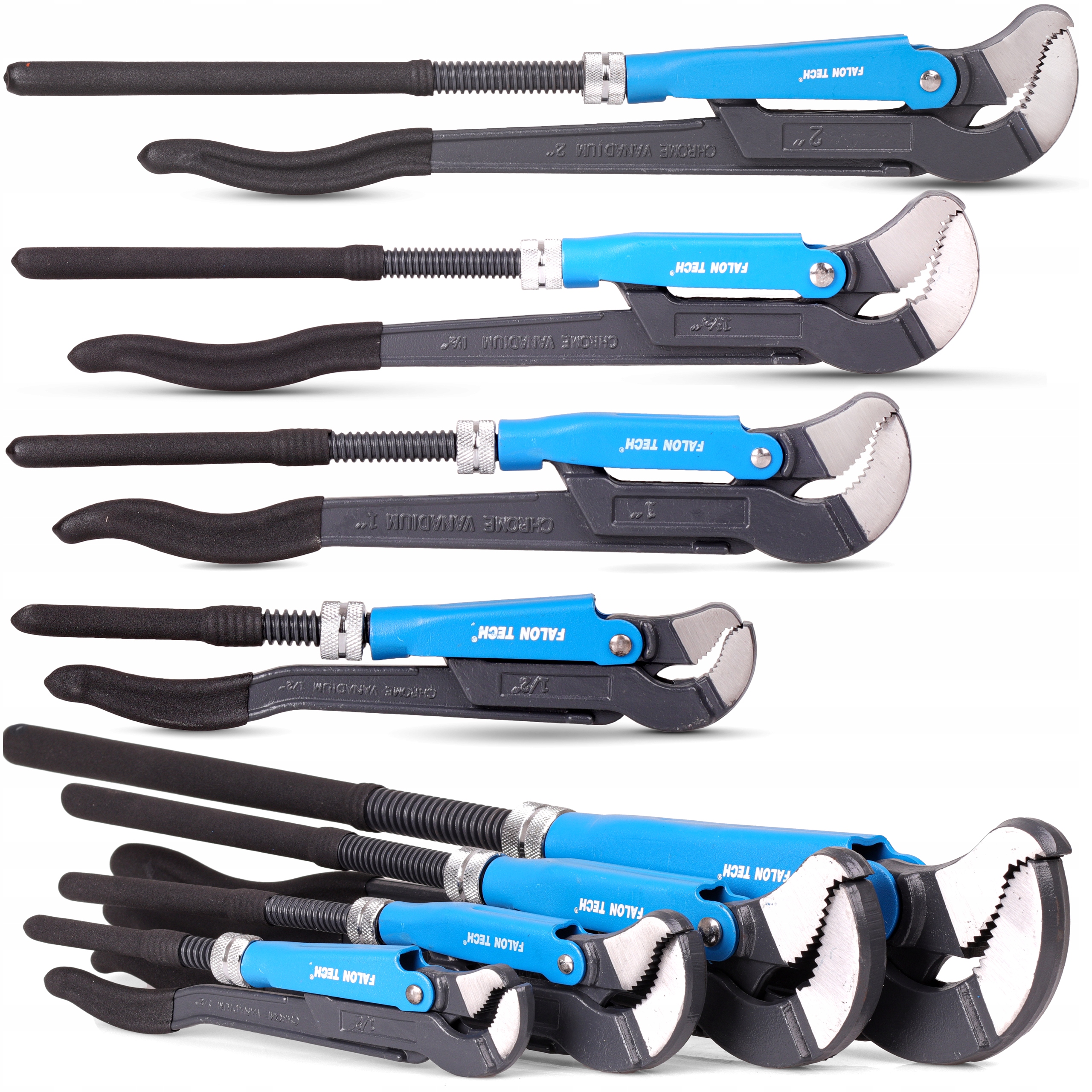 Набір гайкових ключів для гідравлічних труб 4 шт.