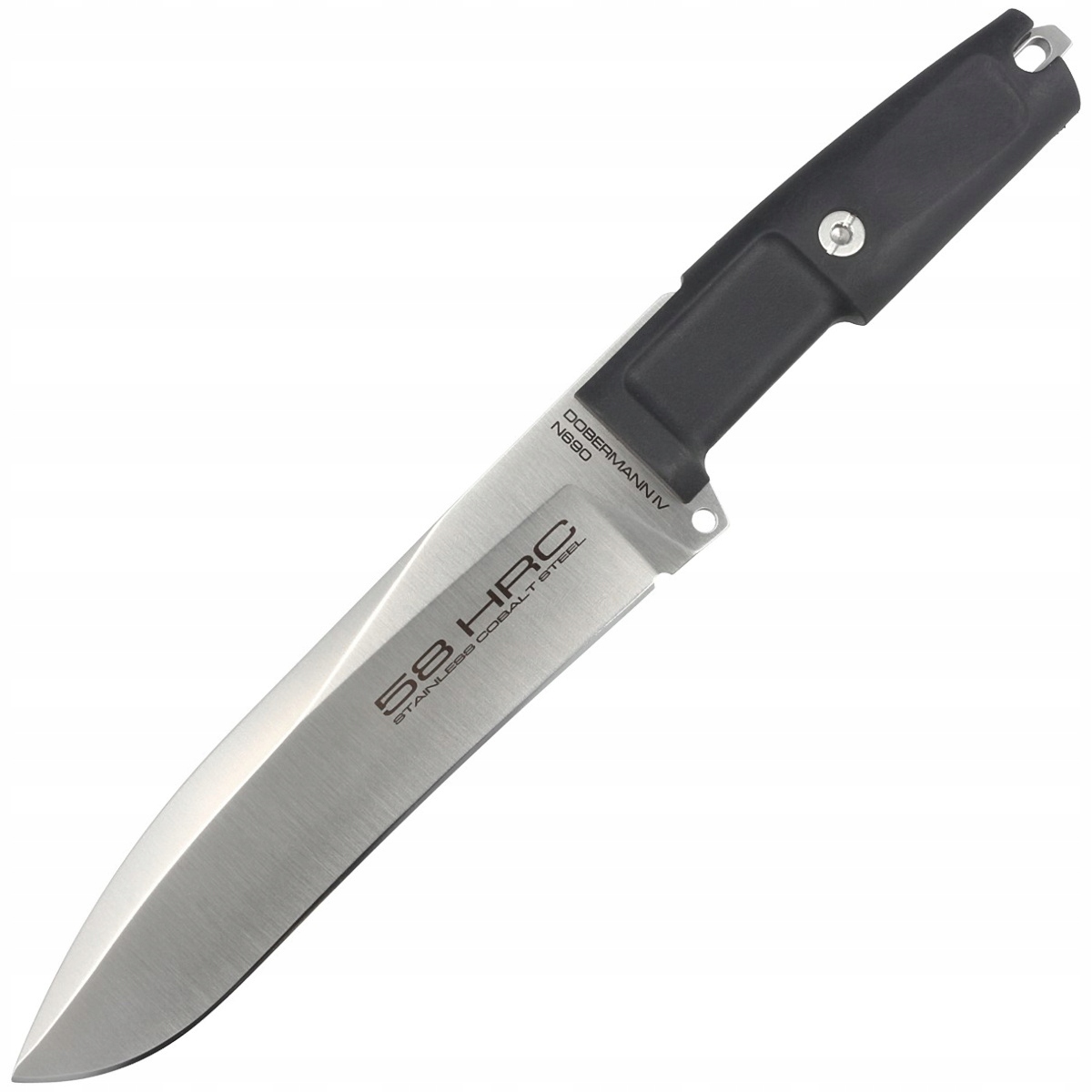 Nóż taktyczny Edc Extrema Rario Dobermann IV Stal Böhler N690 Skórzane etui