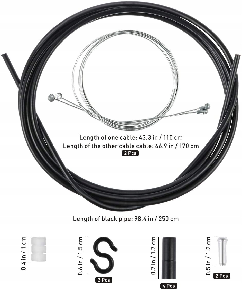 Linka Hamulcowa Rowerowa Zestaw 2 Sztuki Pancerz Dedykowany/a do Pozostałe