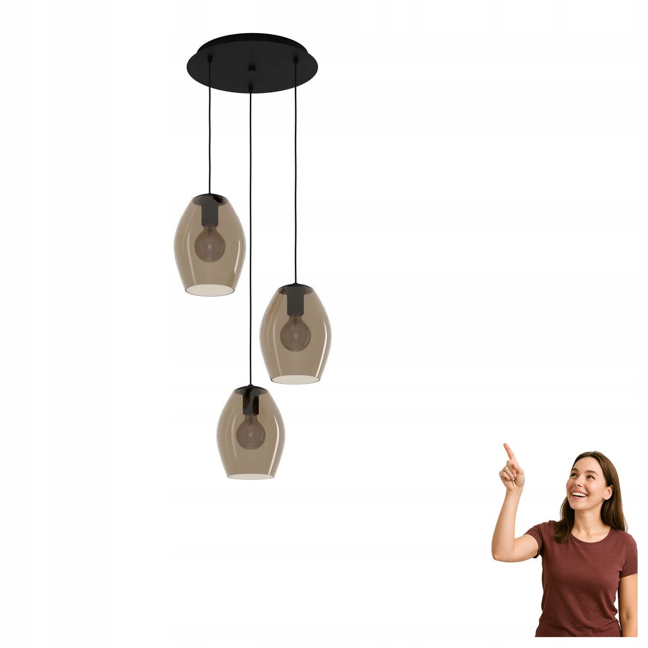 Závěsná lampa Estanys 1 390161 Eglo