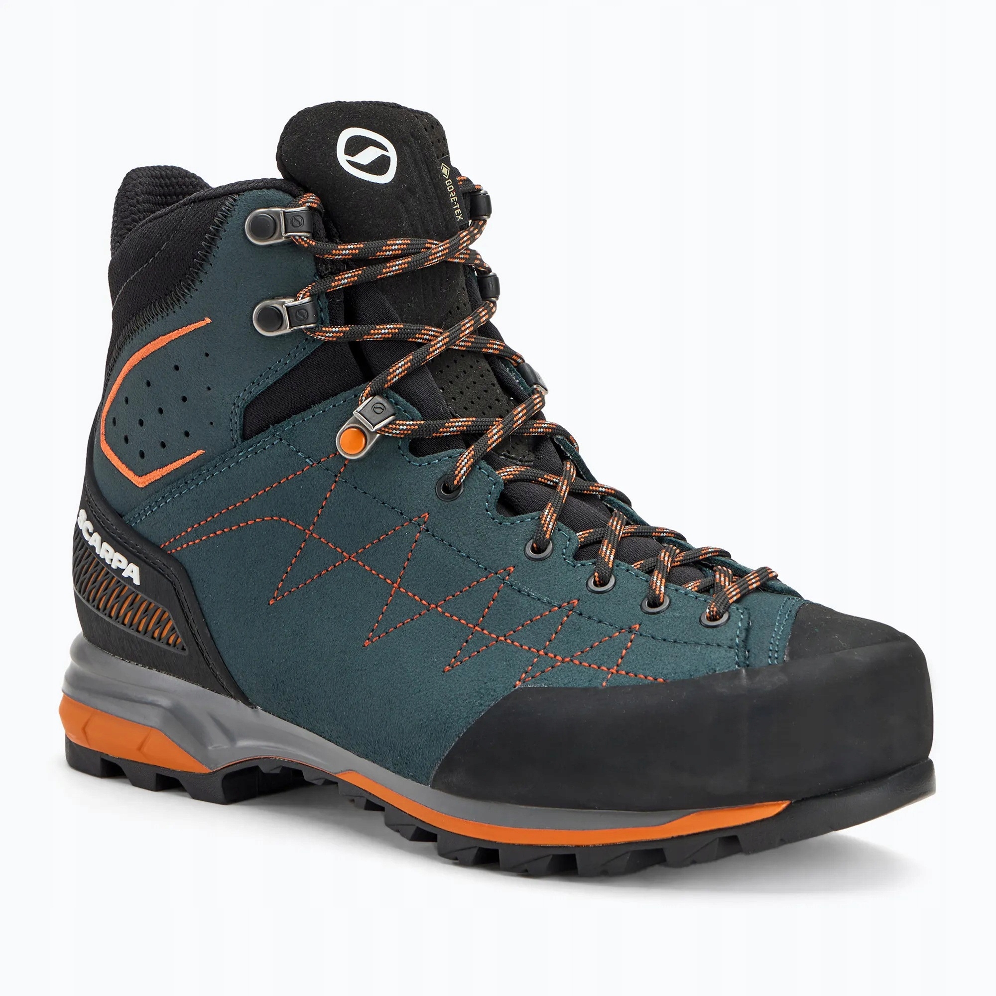 Boty Scarpa Zodiac Trk Gtx Petrol-rust Orange šedé 42,5