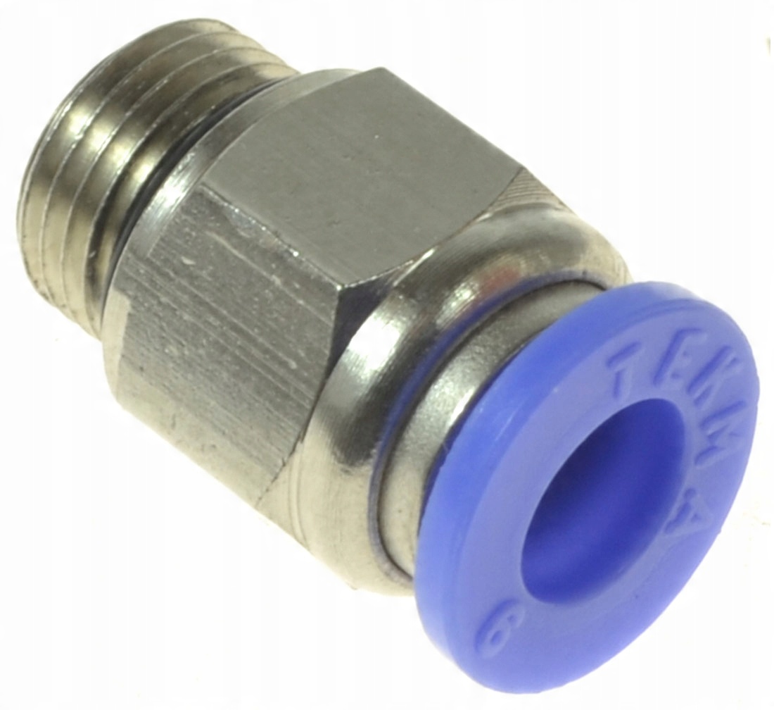 

Złączka wtykowa prosta na wąż 8 mm gwint 1/8 cala