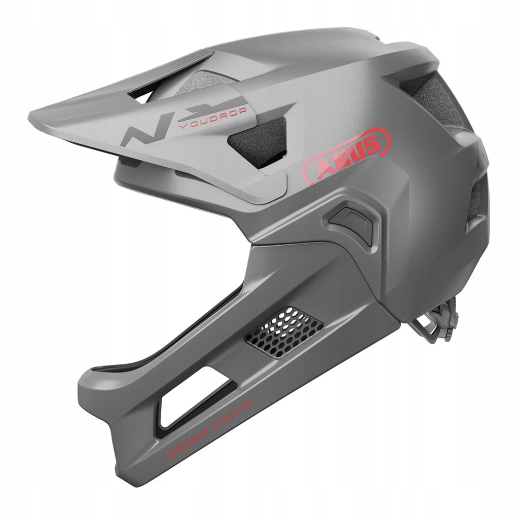Cyklistická helma Abus YouDrop Ff Stříbrná vel. S (48-55 cm)