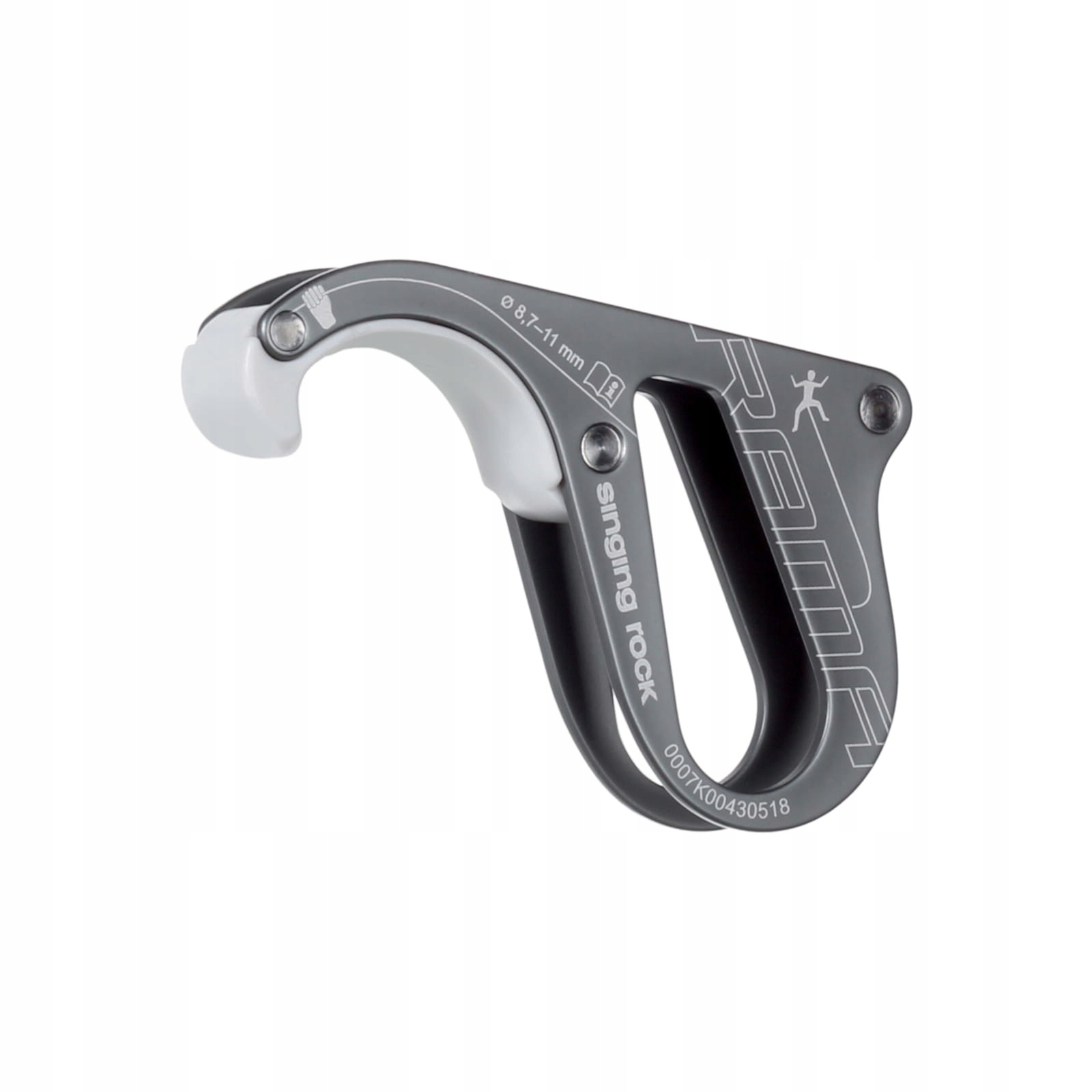 Singing Rock Przyrząd asekuracyjny Rama Szary