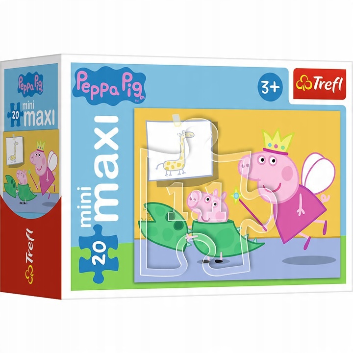 

Puzzle 20 MiniMaxi Świnka Peppa Trefl 21001