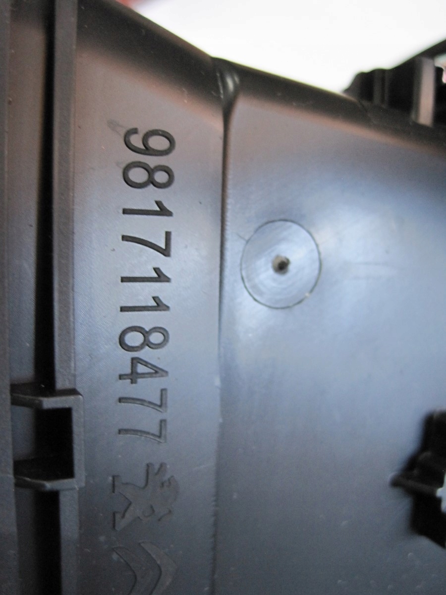 grid blower fan intake CITROEN C5 AIRCROSS