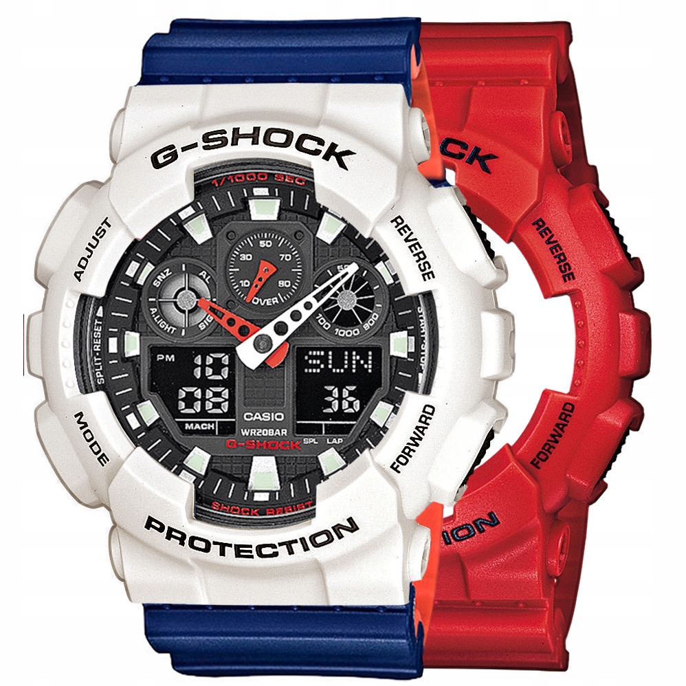 Hodinky Casio G-Shock Set GA-100B-4AER Bezel 10395292 Řemínek 10527467 20
